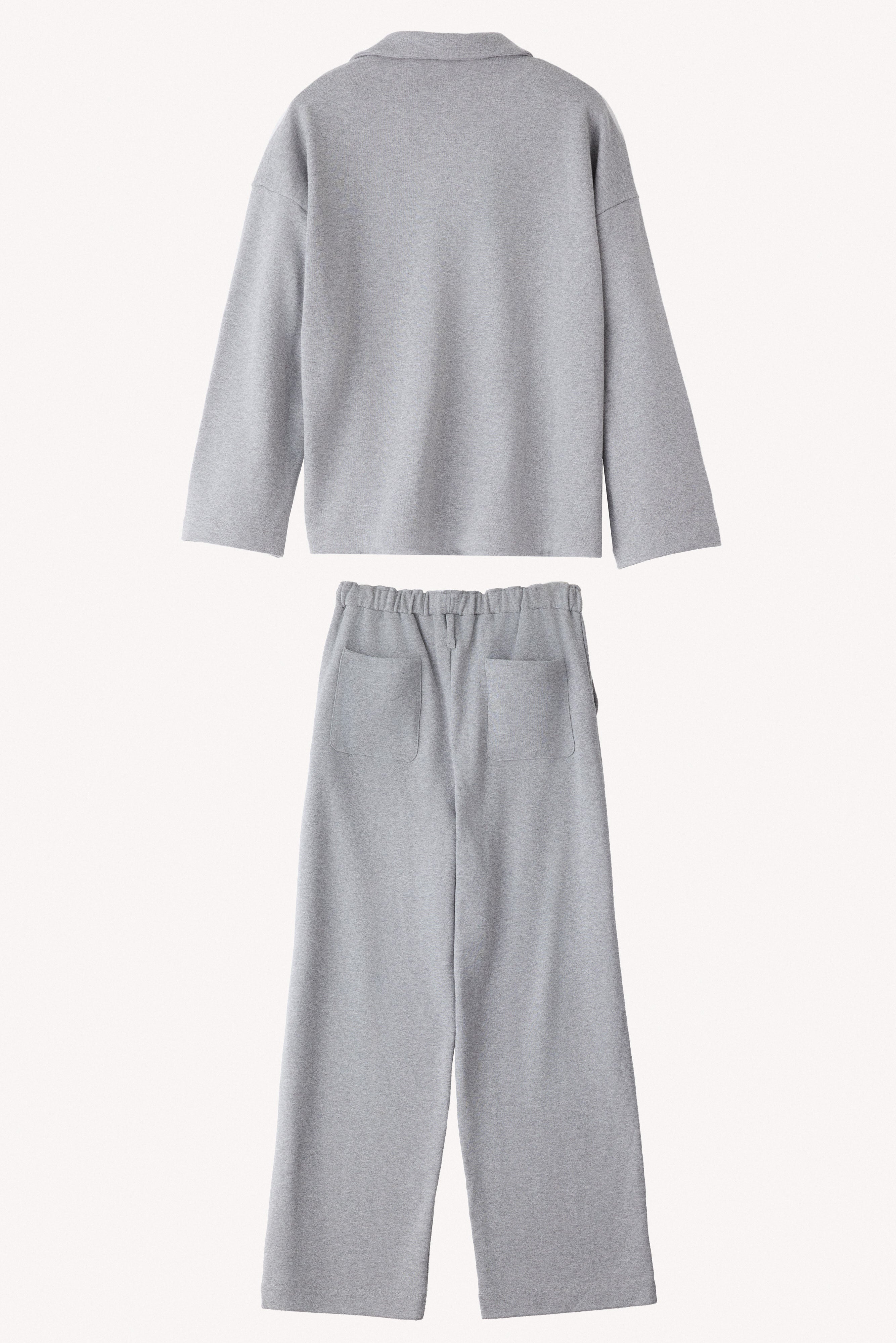 【GRAY】Pure Cotton スウェットセットアップ