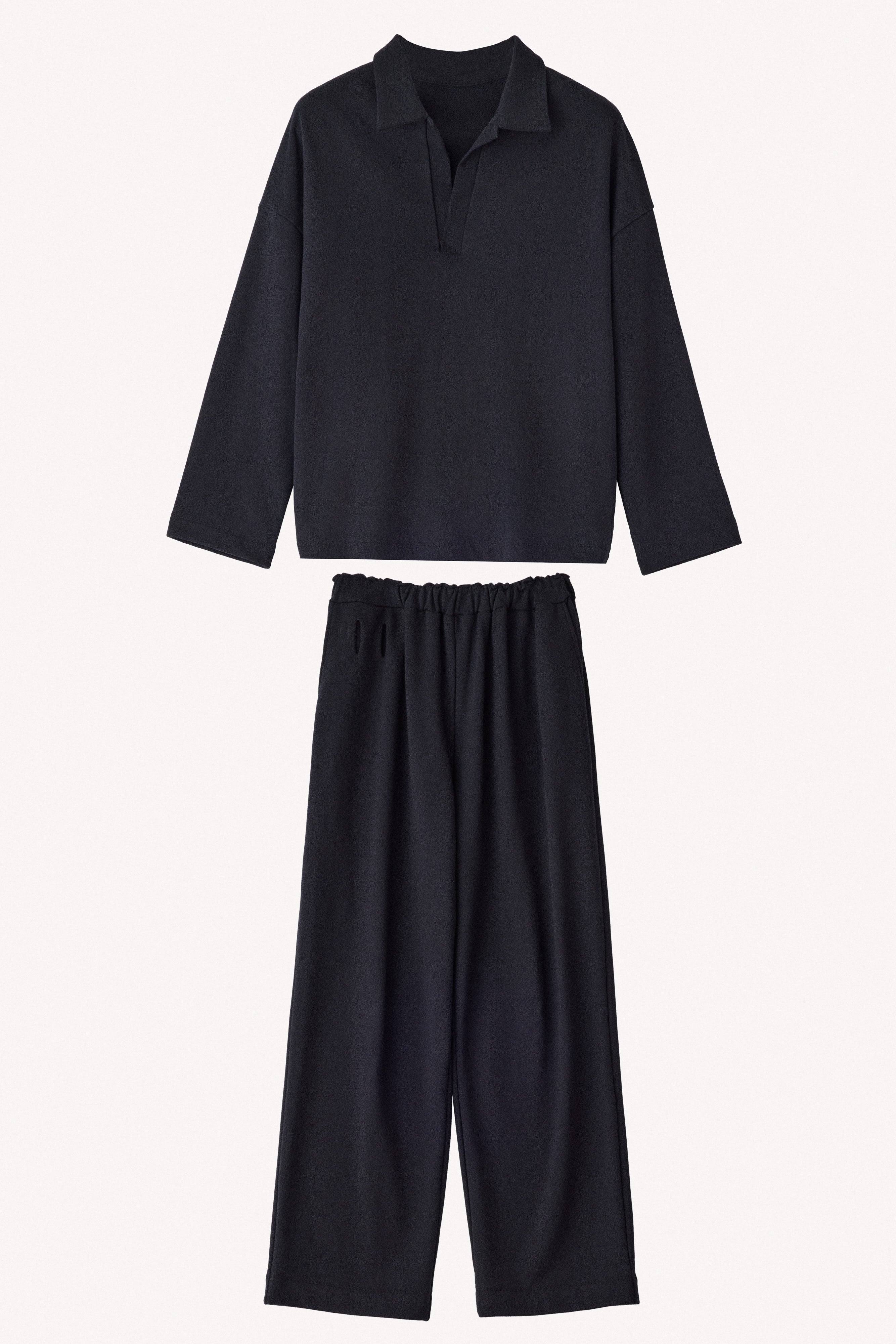 【BLACK】Pure Cotton スウェットセットアップ