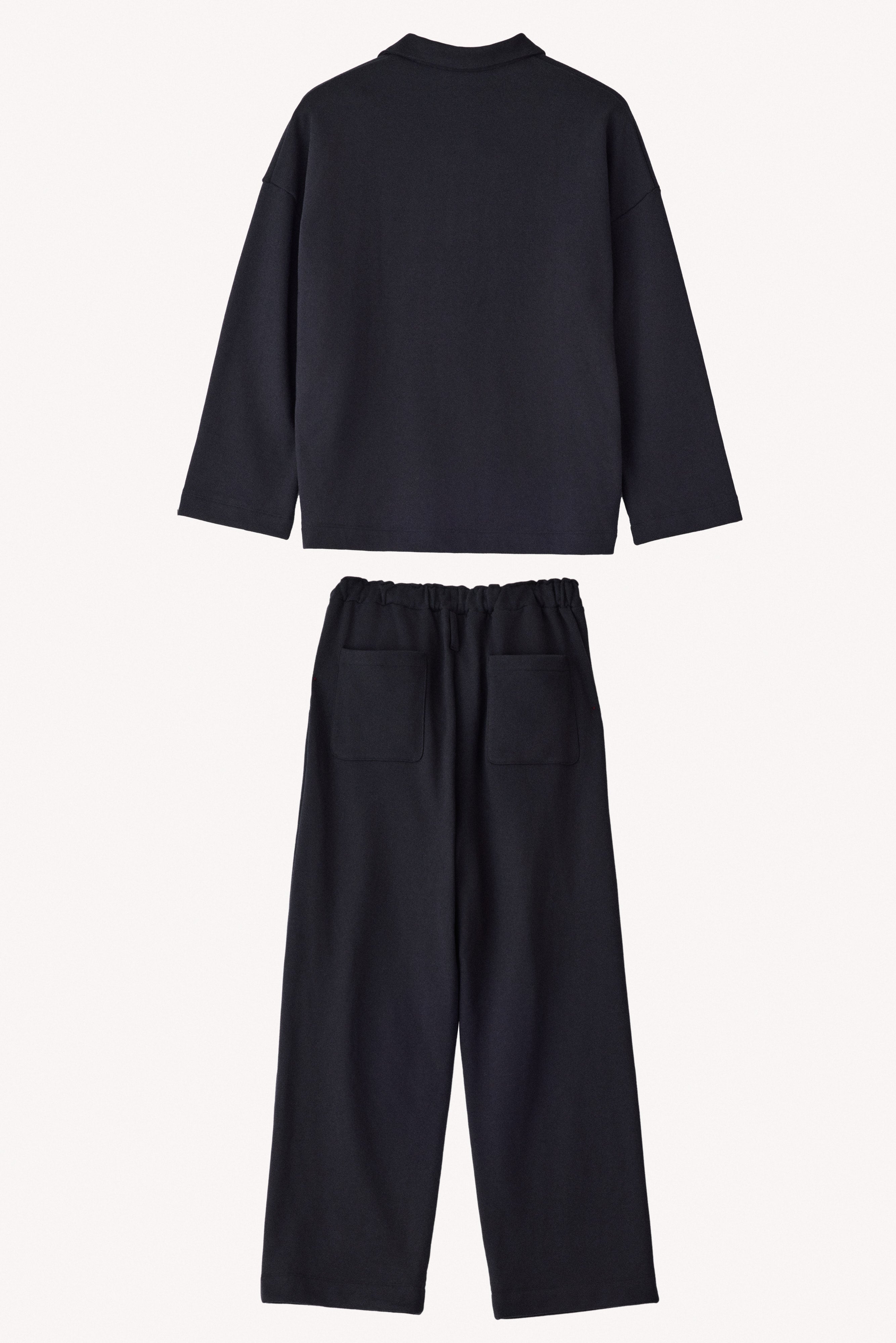 【BLACK】Pure Cotton スウェットセットアップ