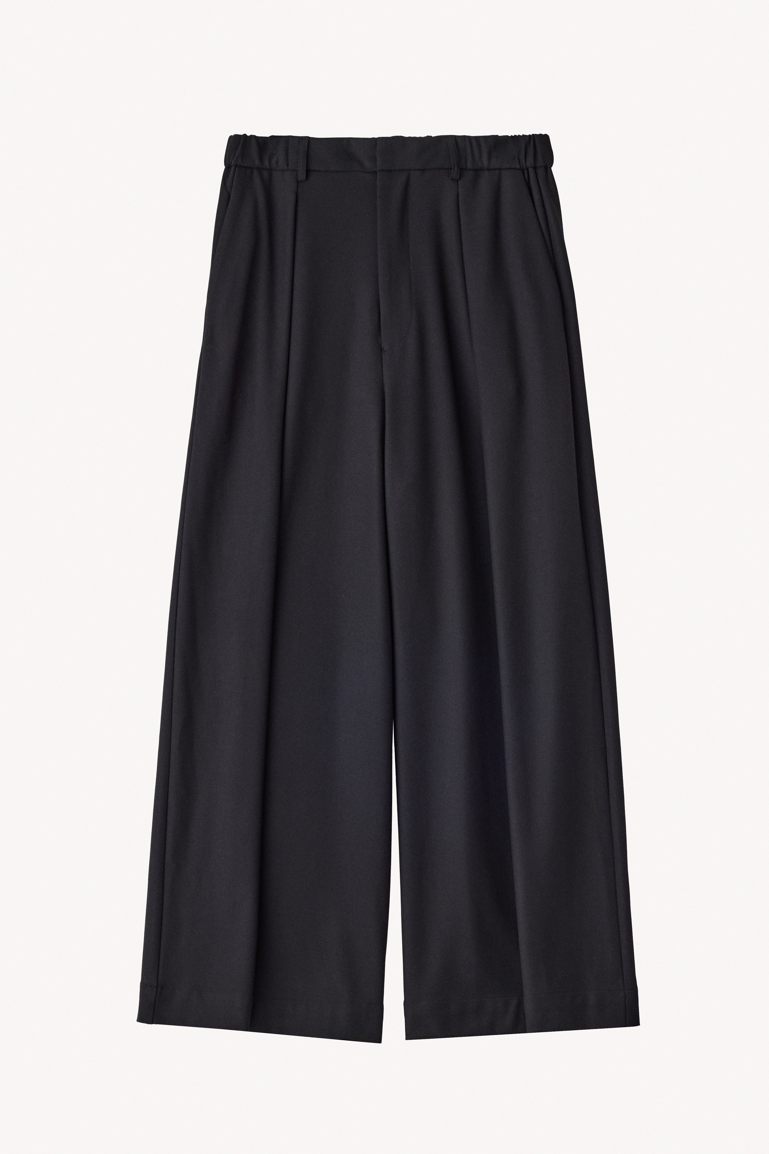 【BLACK】Wide Silhouette パンツ