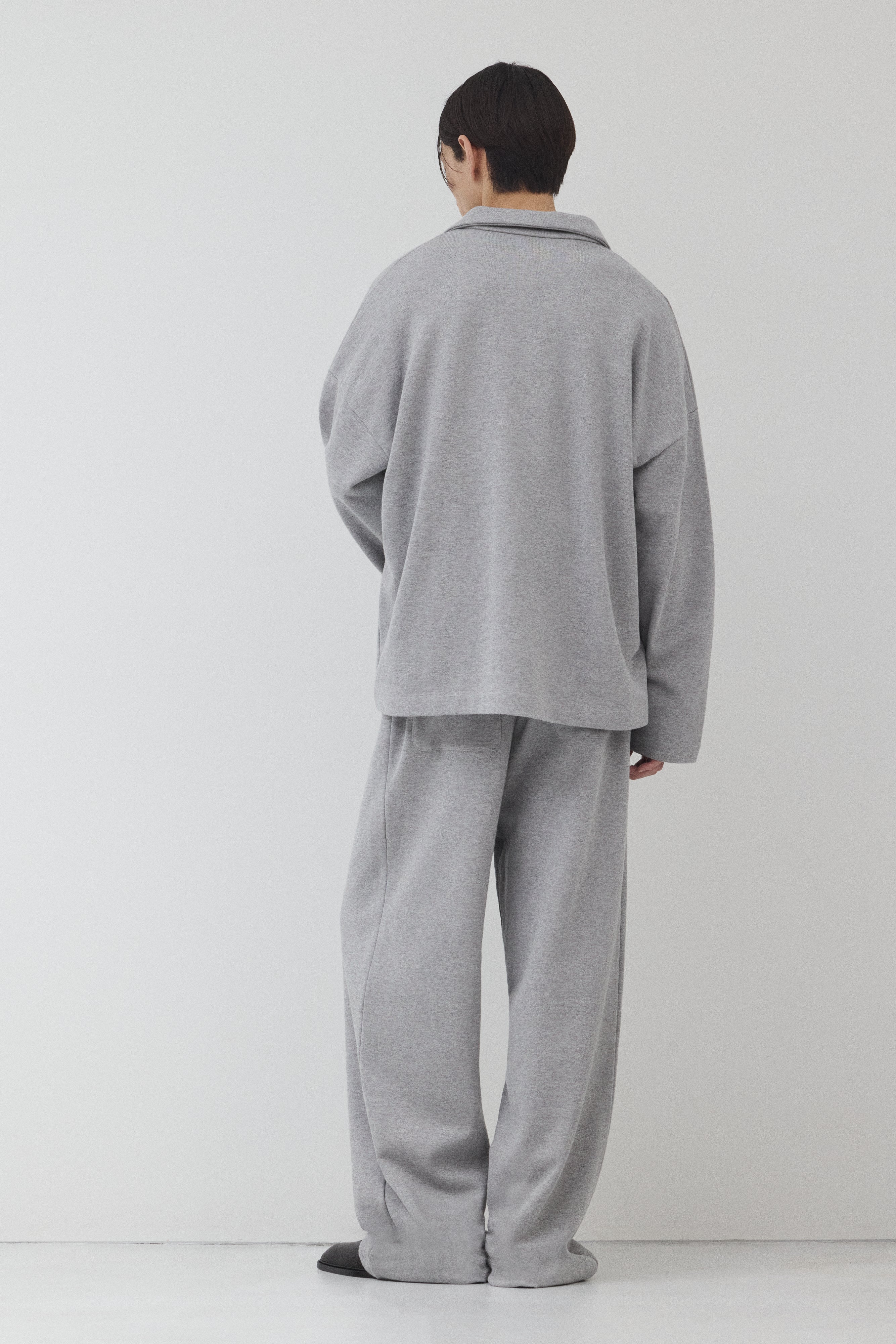 【GRAY】Pure Cotton スウェットセットアップ