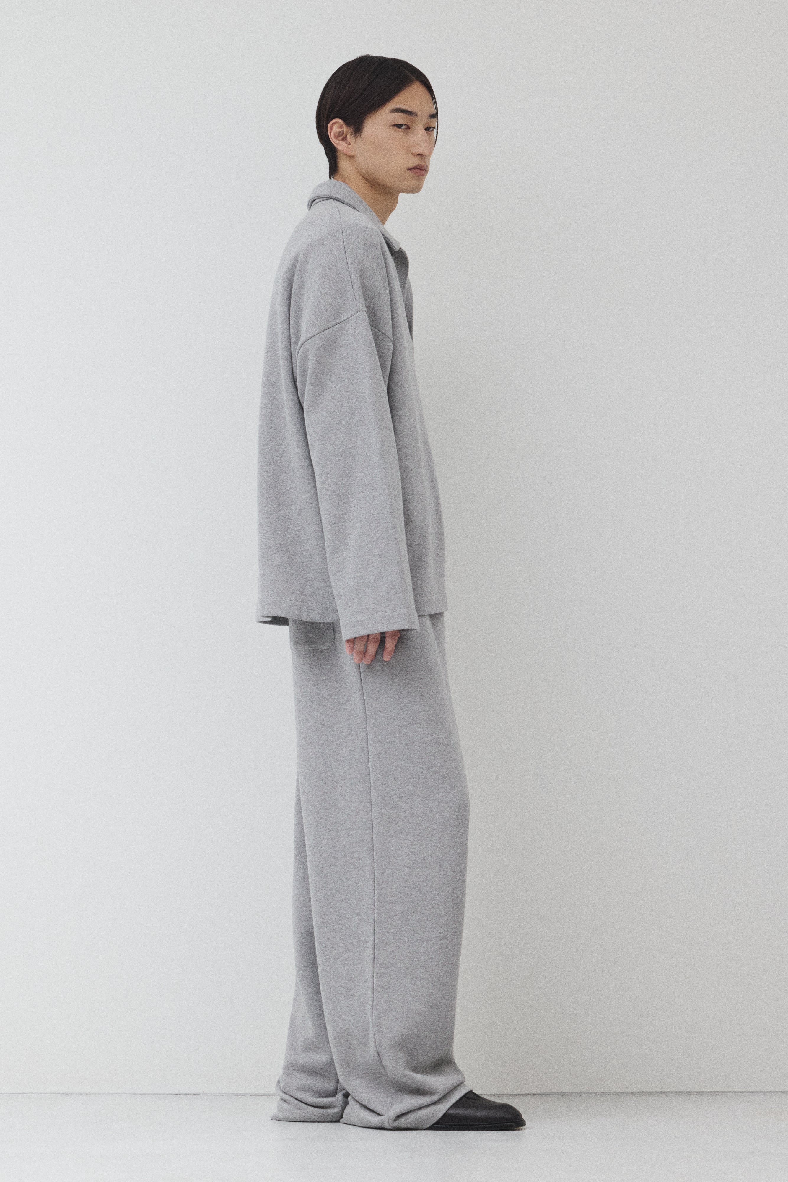 【GRAY】Pure Cotton スウェットセットアップ