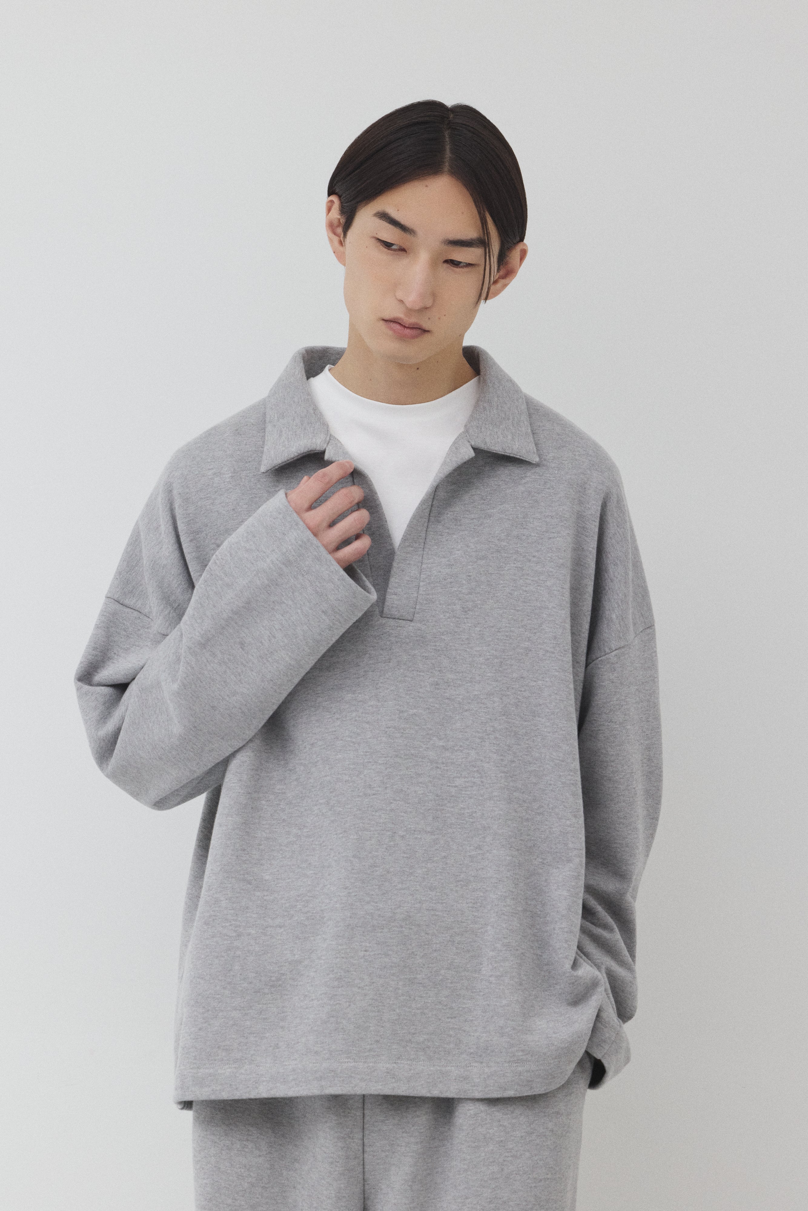 【GRAY】Pure Cotton スウェットセットアップ