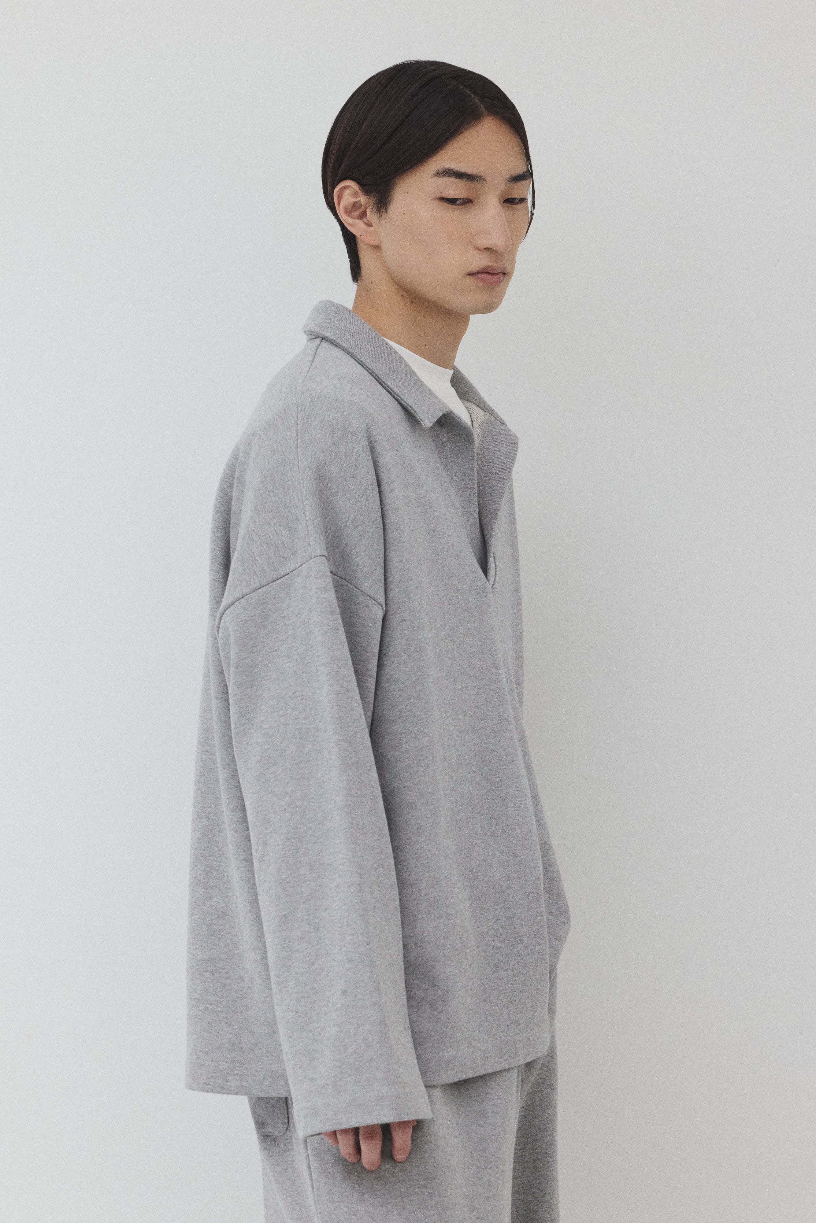 【GRAY】Pure Cotton スウェットセットアップ
