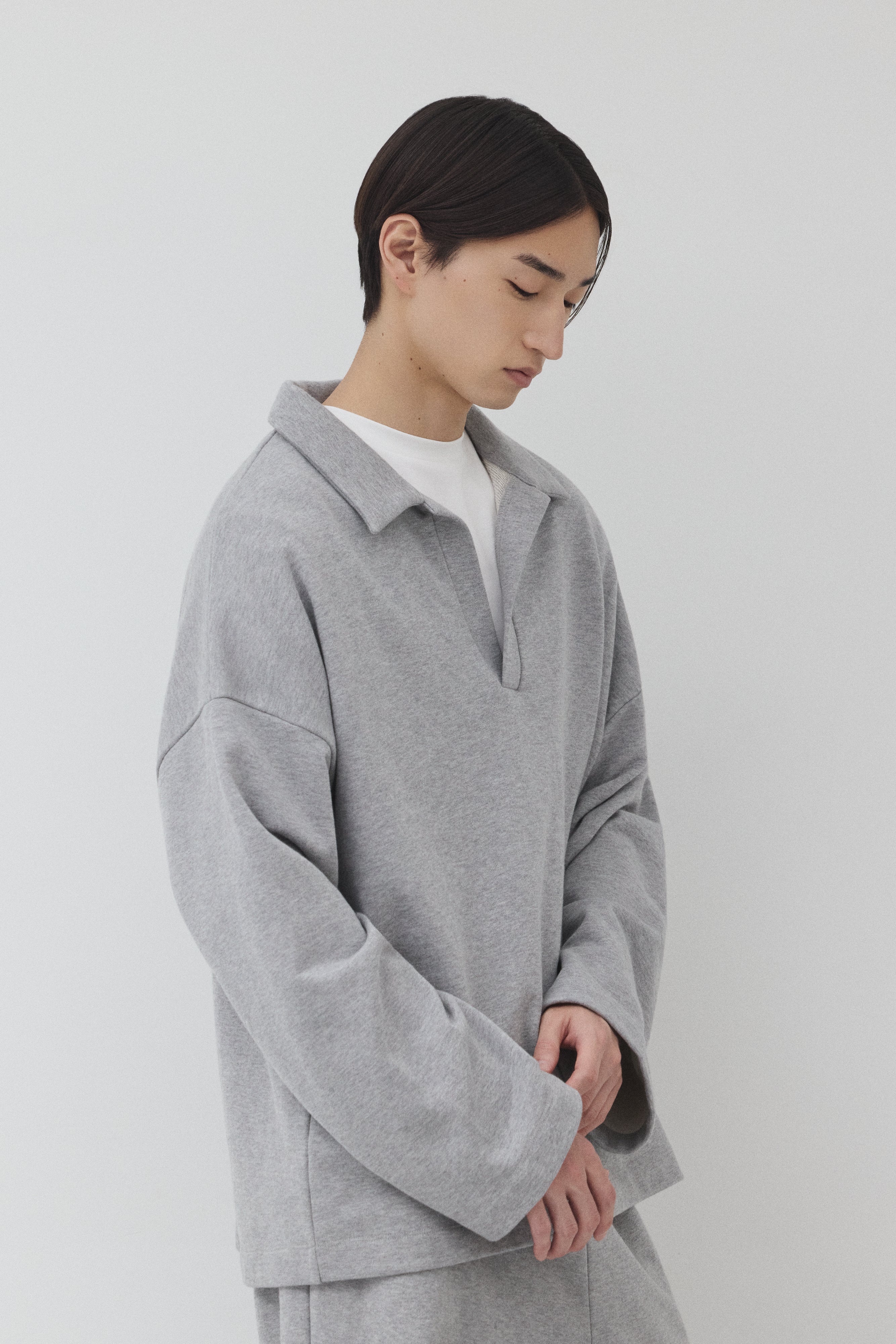 【GRAY】Pure Cotton スウェットセットアップ