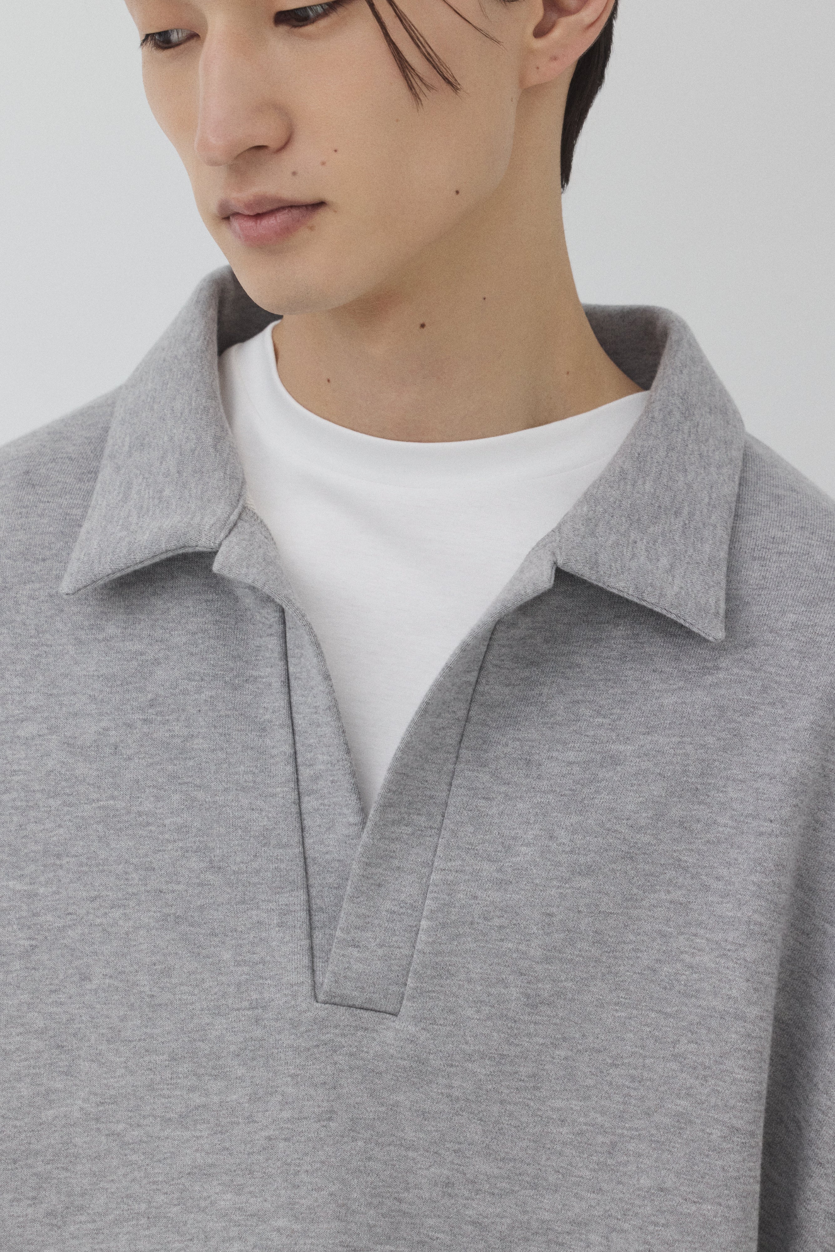 【GRAY】Pure Cotton スウェットセットアップ