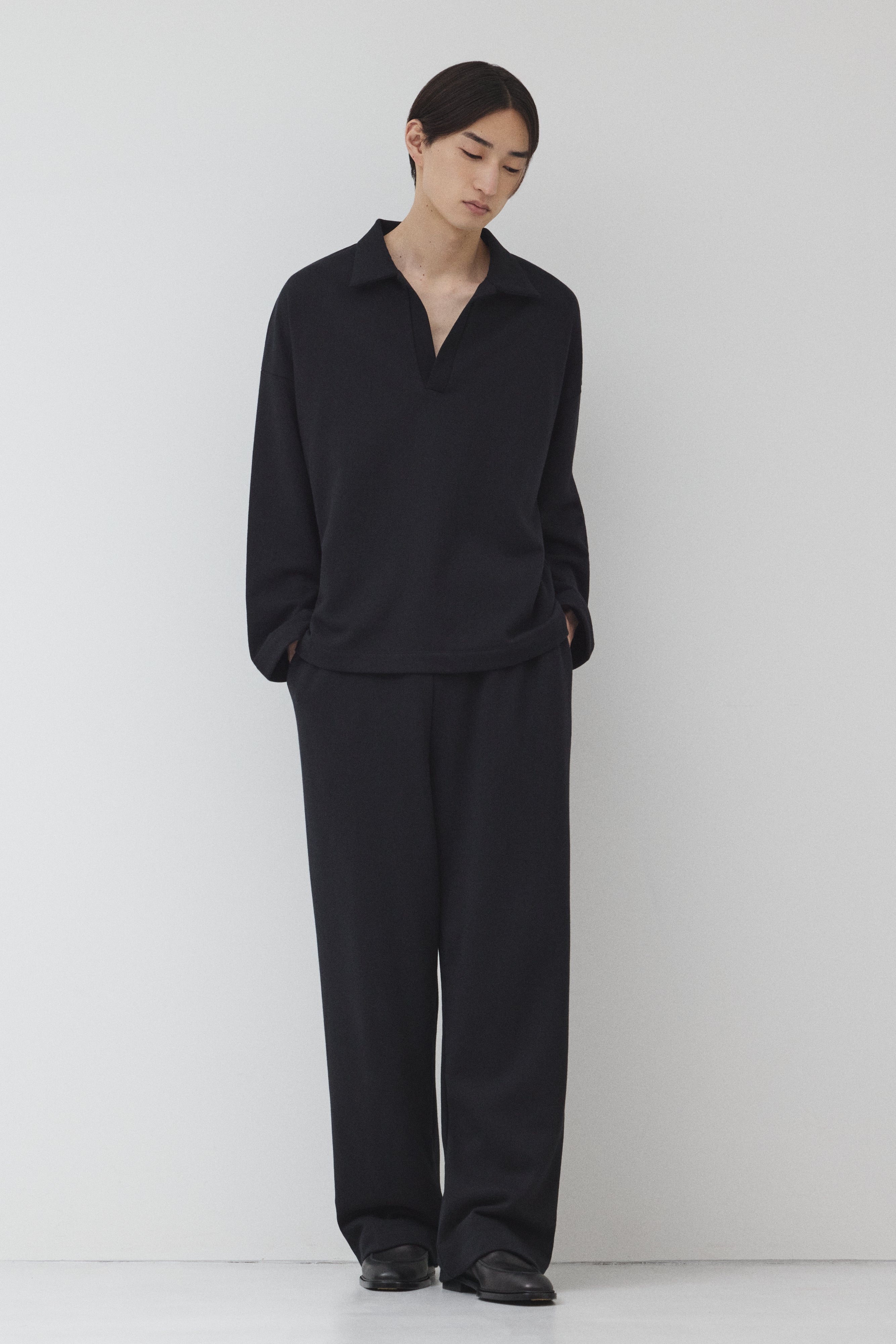 【BLACK】Pure Cotton スウェットセットアップ