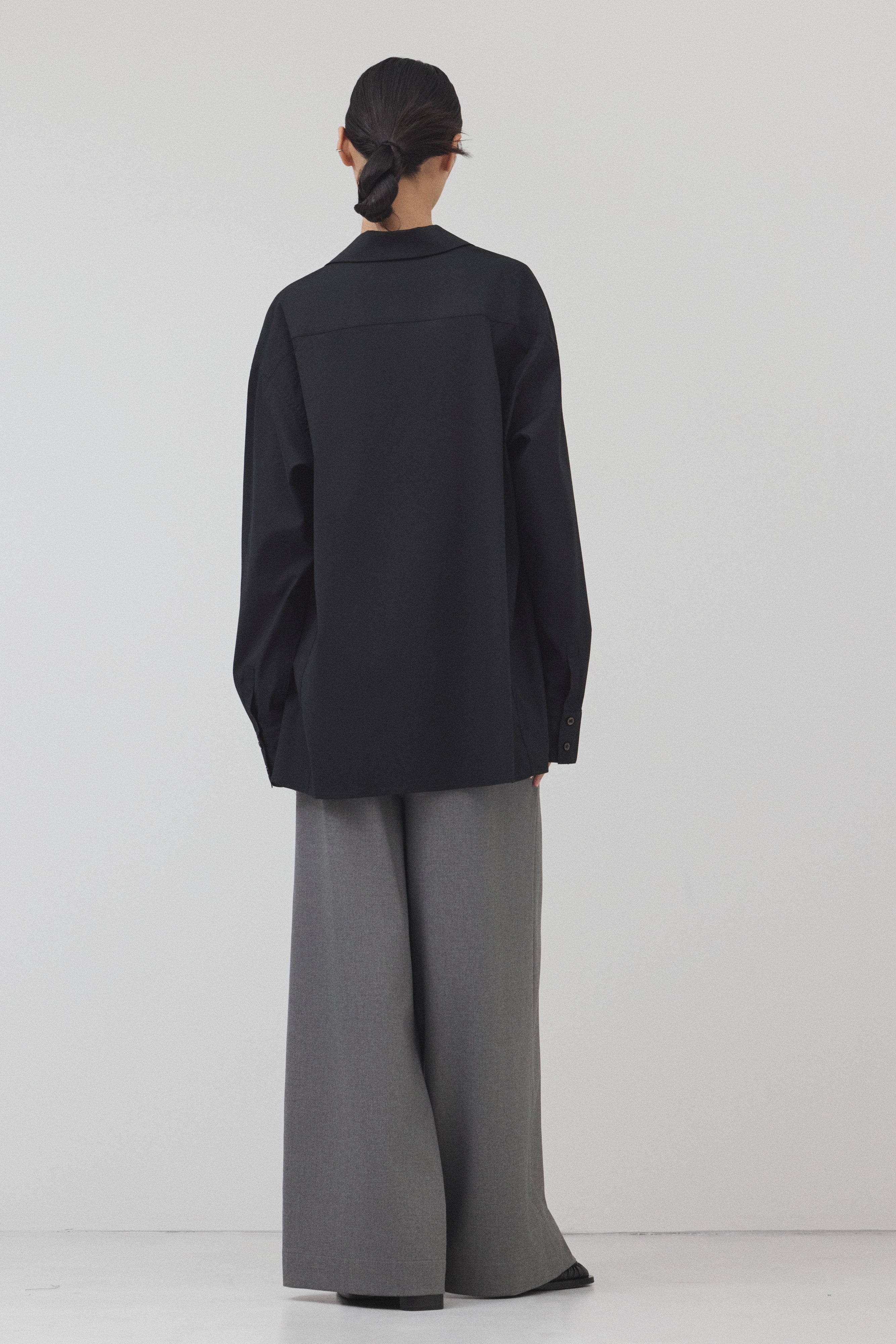 【GRAY】Wide Silhouette パンツ
