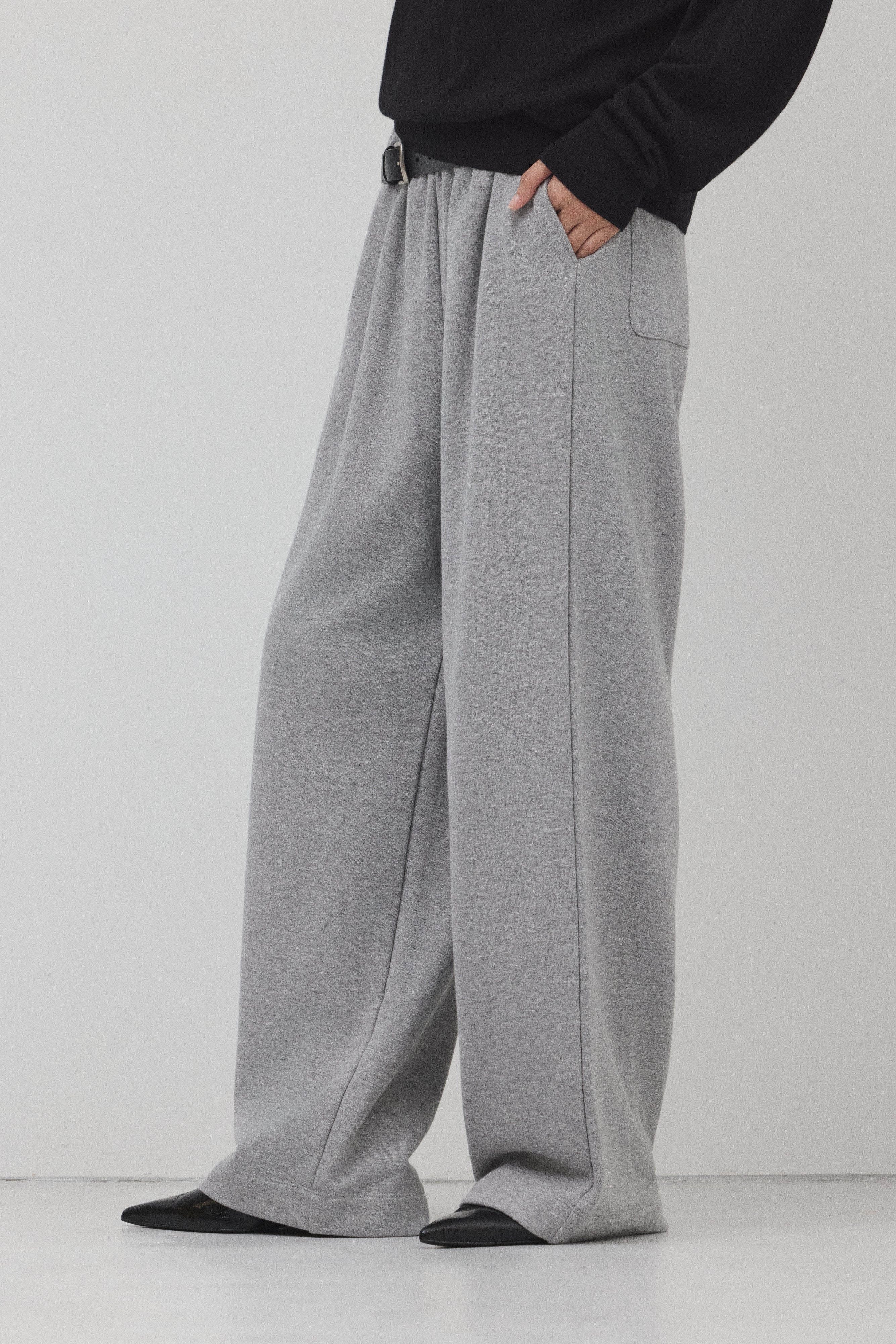 【GRAY】Pure Cotton スウェットセットアップ