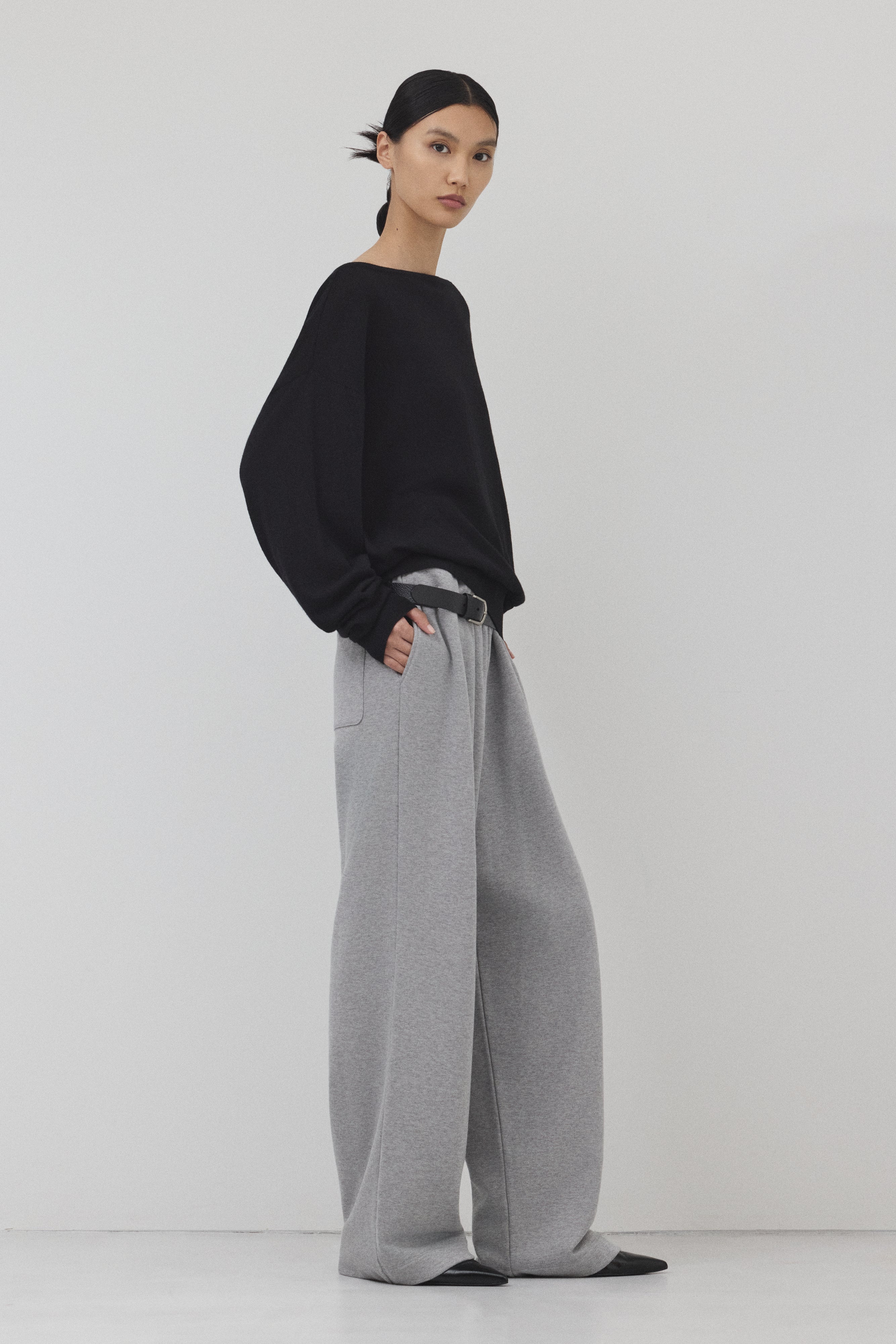 【GRAY】Pure Cotton スウェットセットアップ