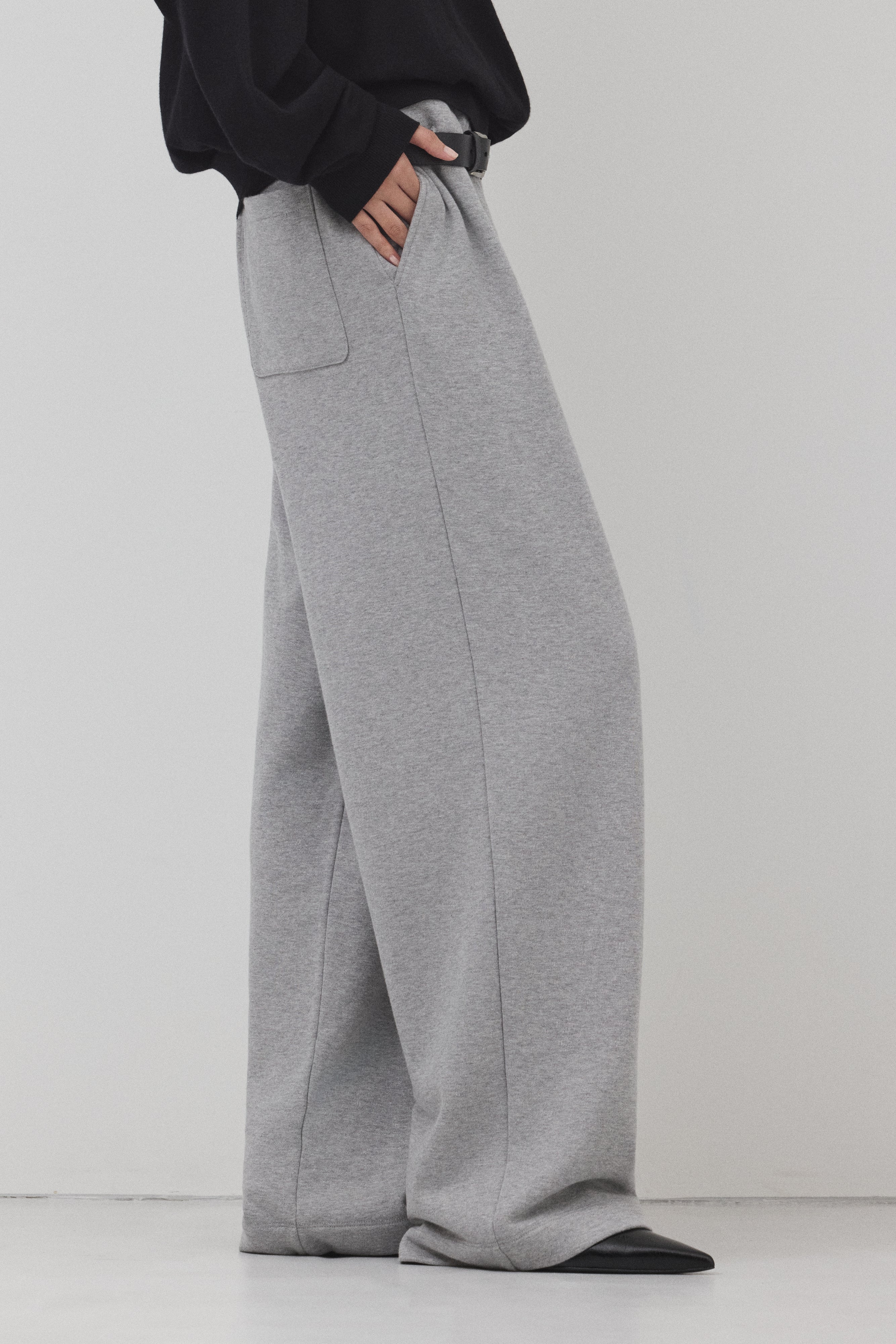 【GRAY】Pure Cotton スウェットセットアップ