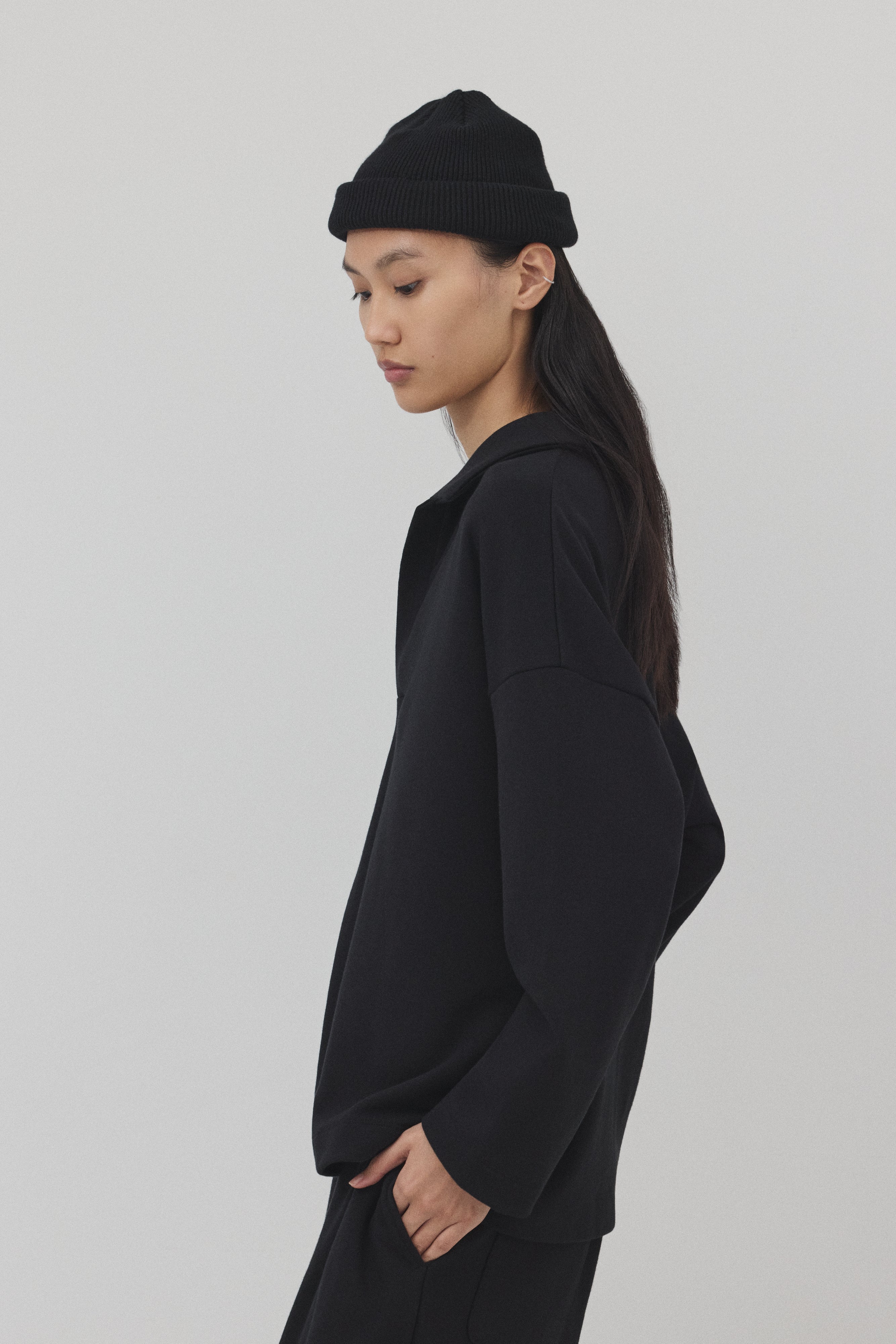 【BLACK】Pure Cotton スウェットセットアップ