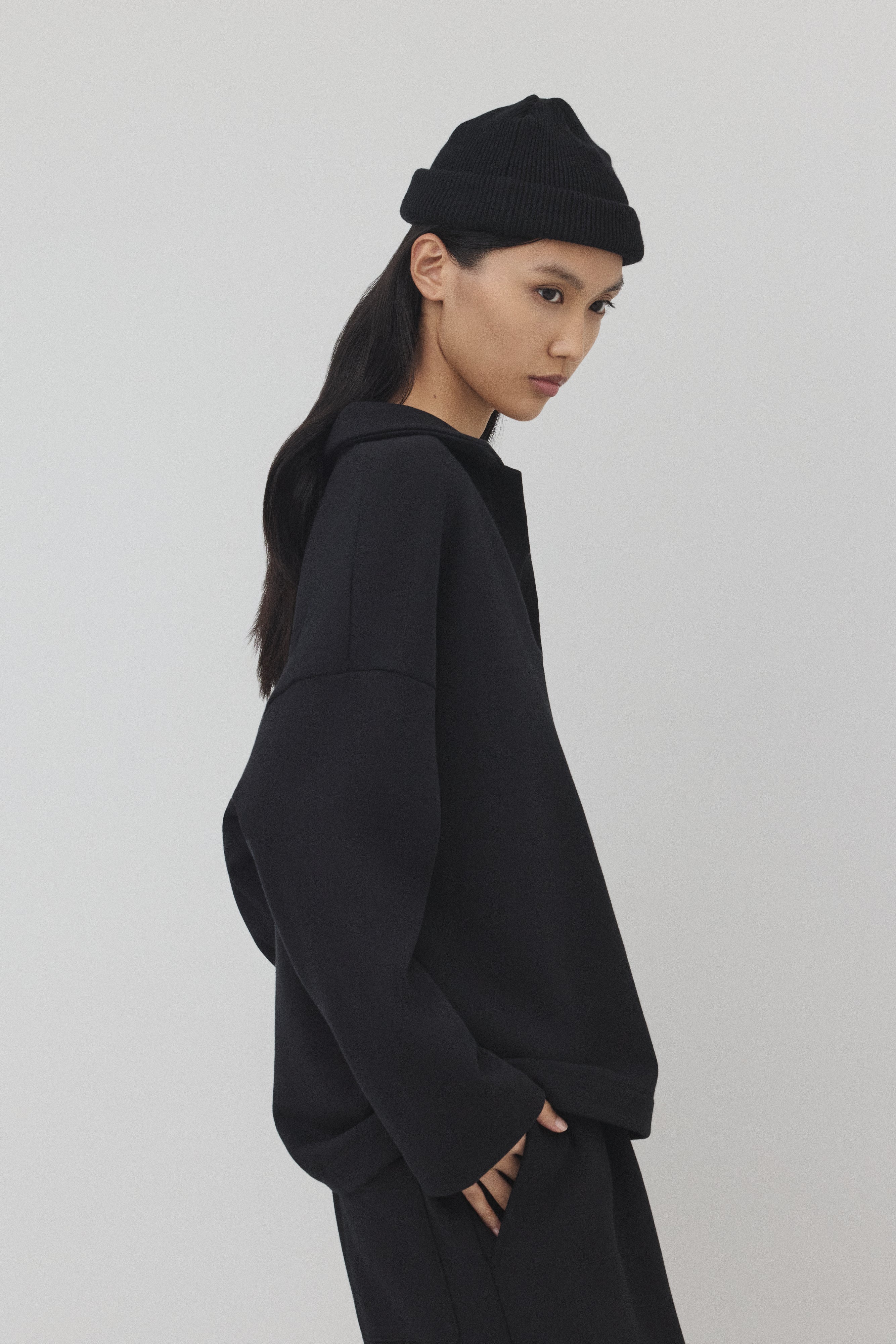 【BLACK】Pure Cotton スウェットセットアップ