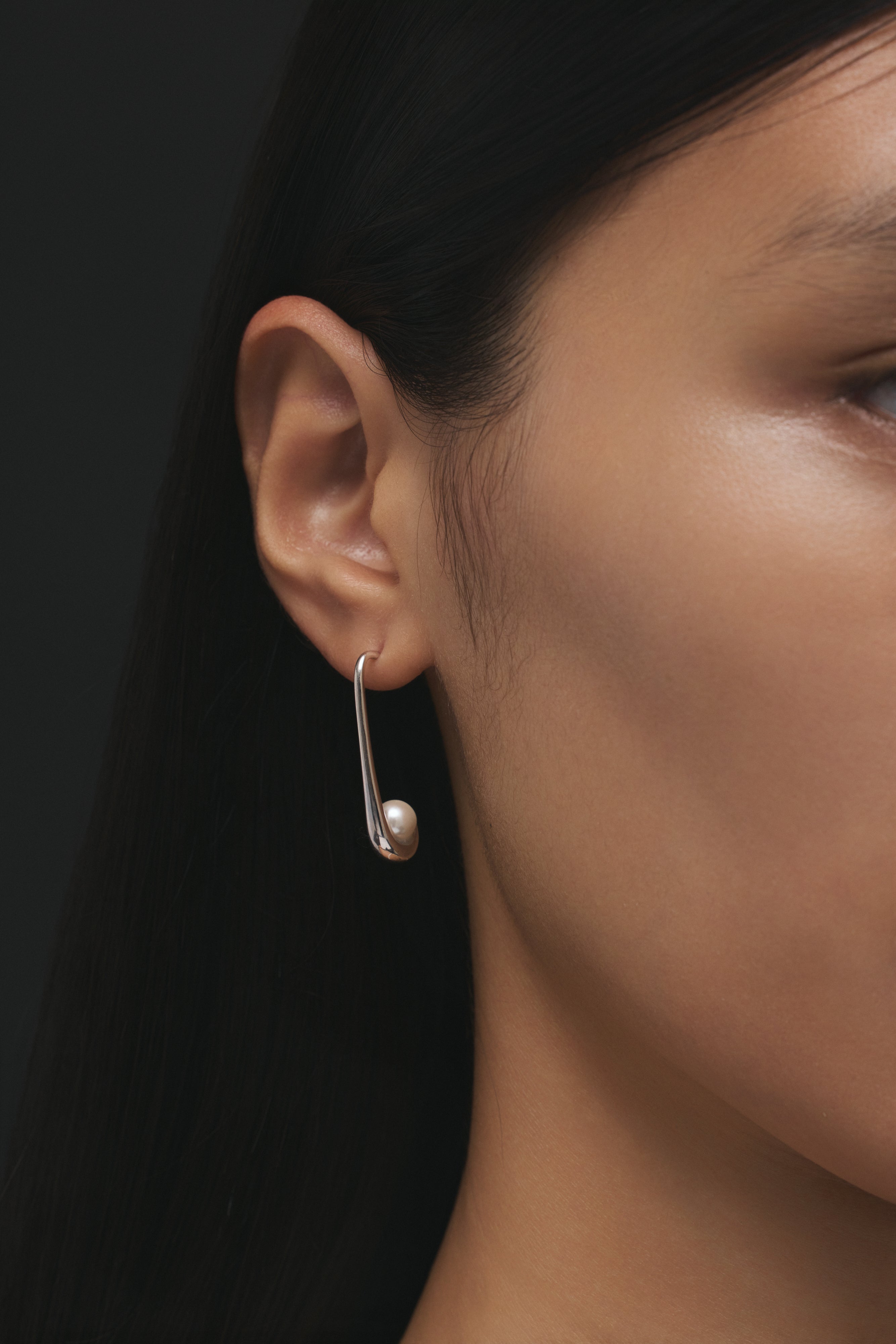 【ホワイト】Hook Pierce