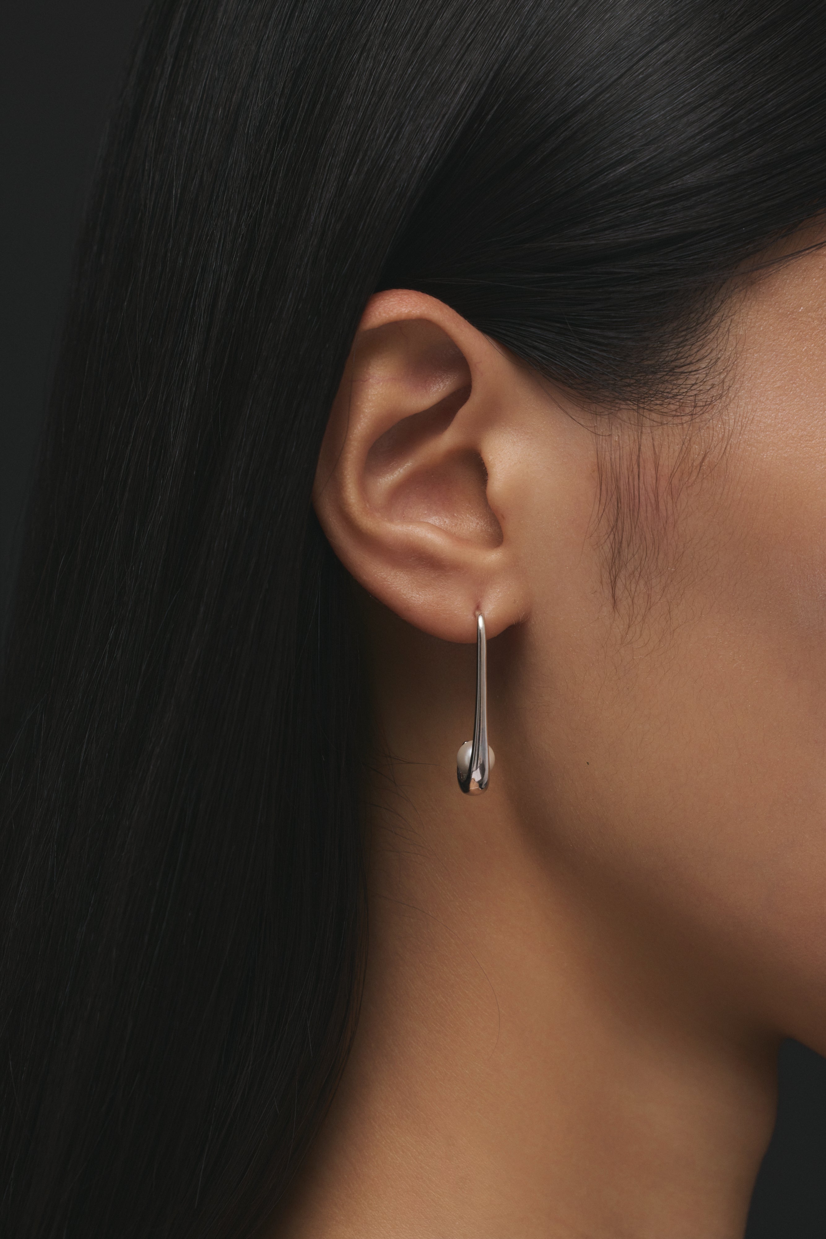 【ホワイト】Hook Pierce