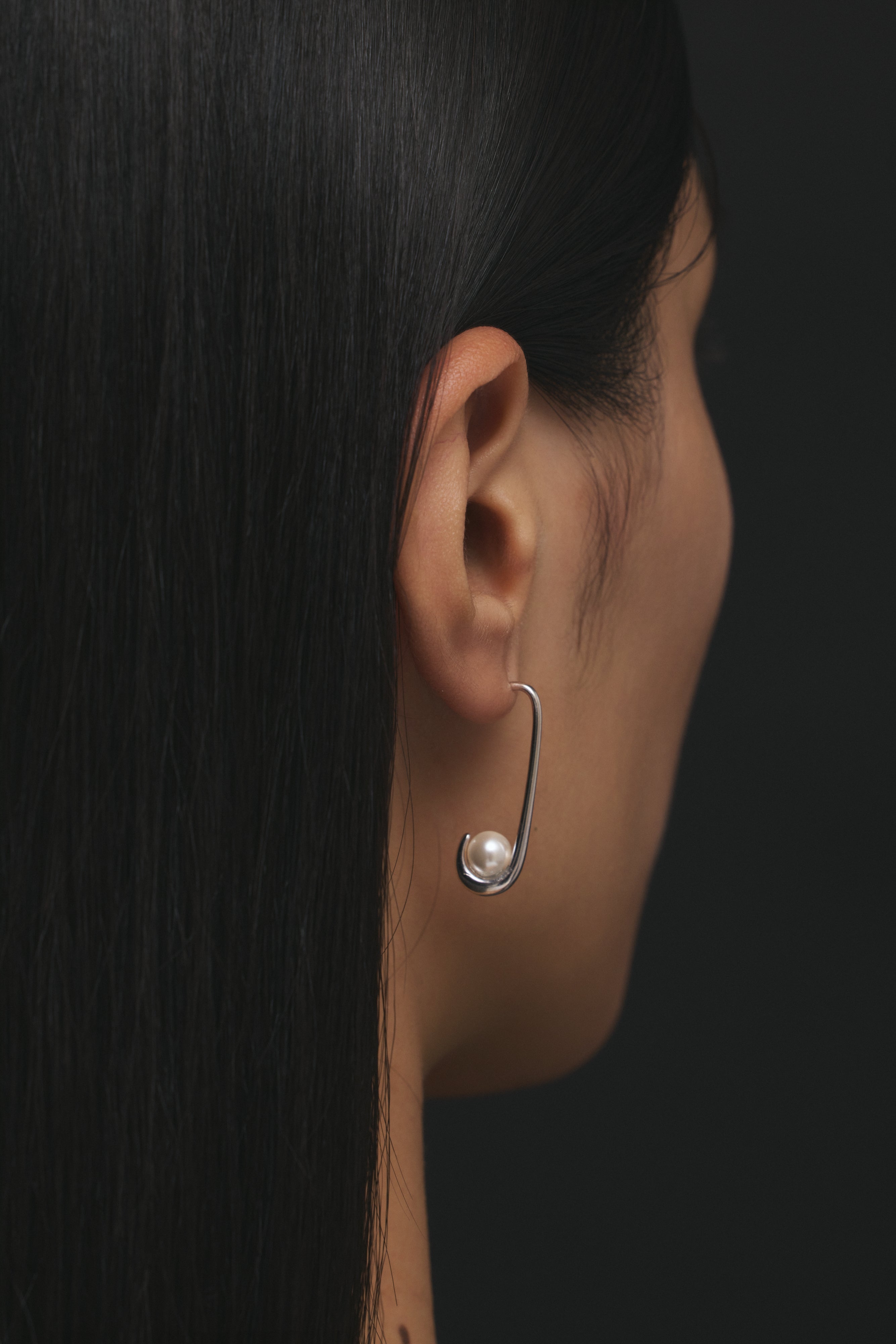 【ホワイト】Hook Pierce