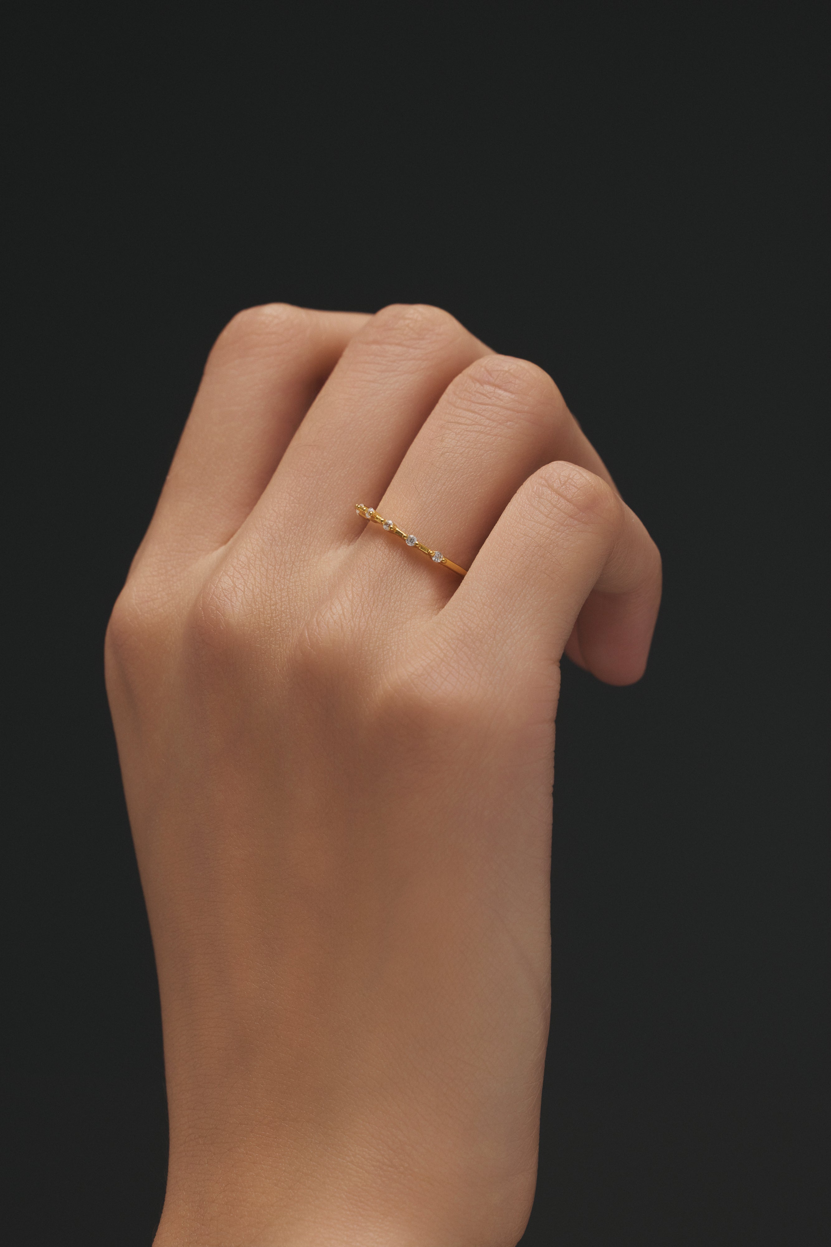 Dot Line Ring