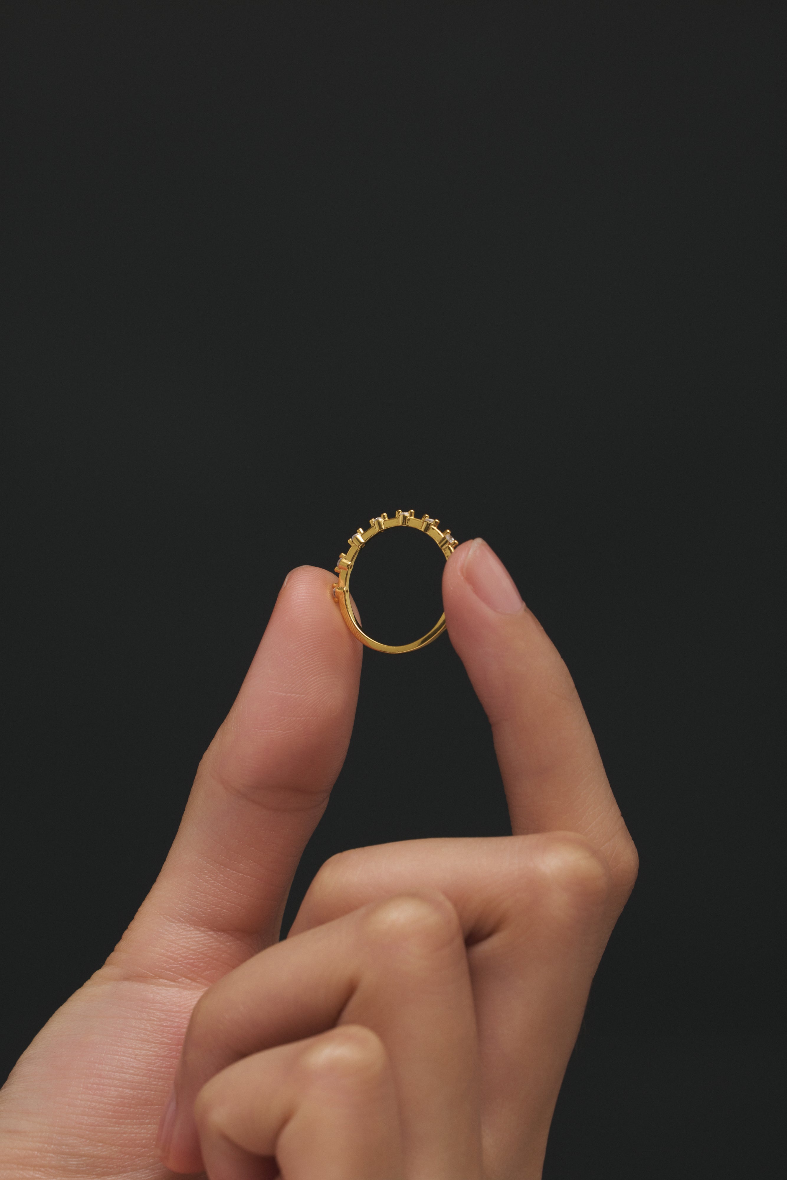 Dot Line Ring