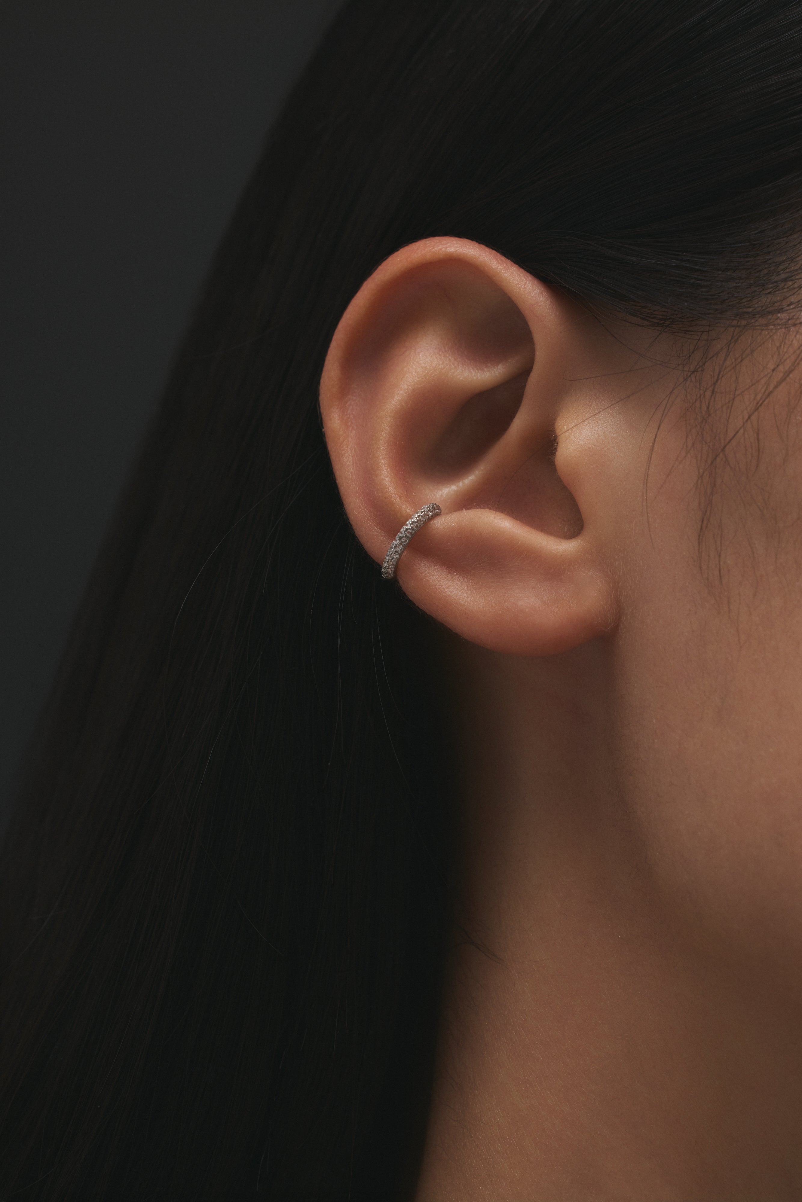 【シルバー】Soft Glow Ear Cuff
