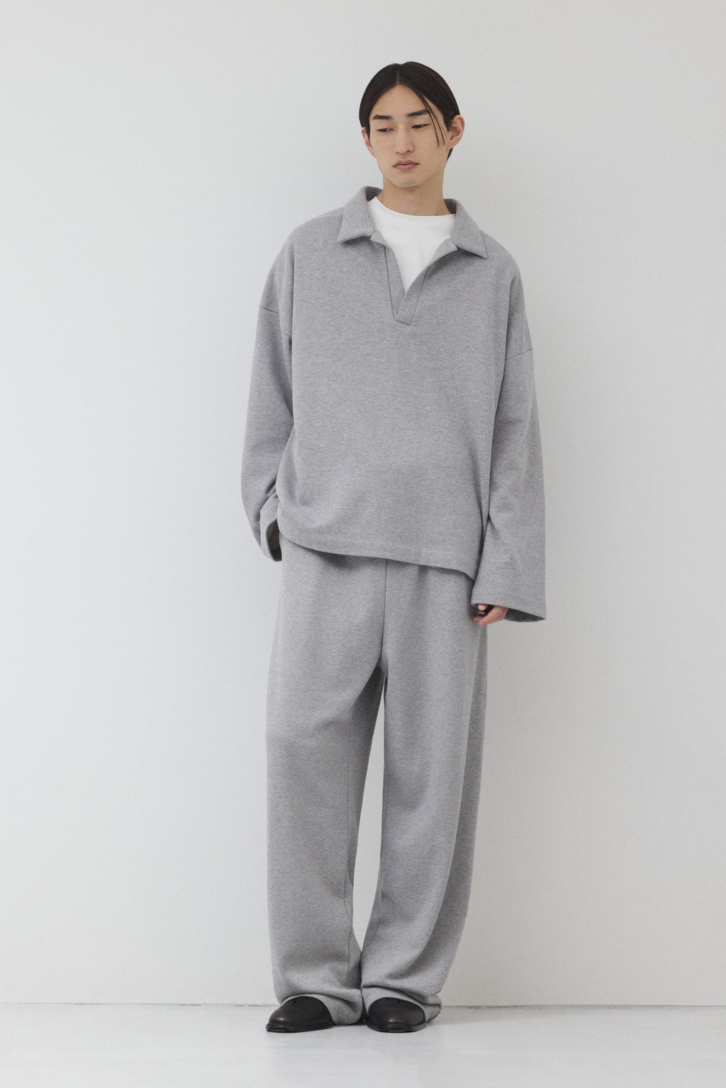 【GRAY】Pure Cotton スウェットセットアップ