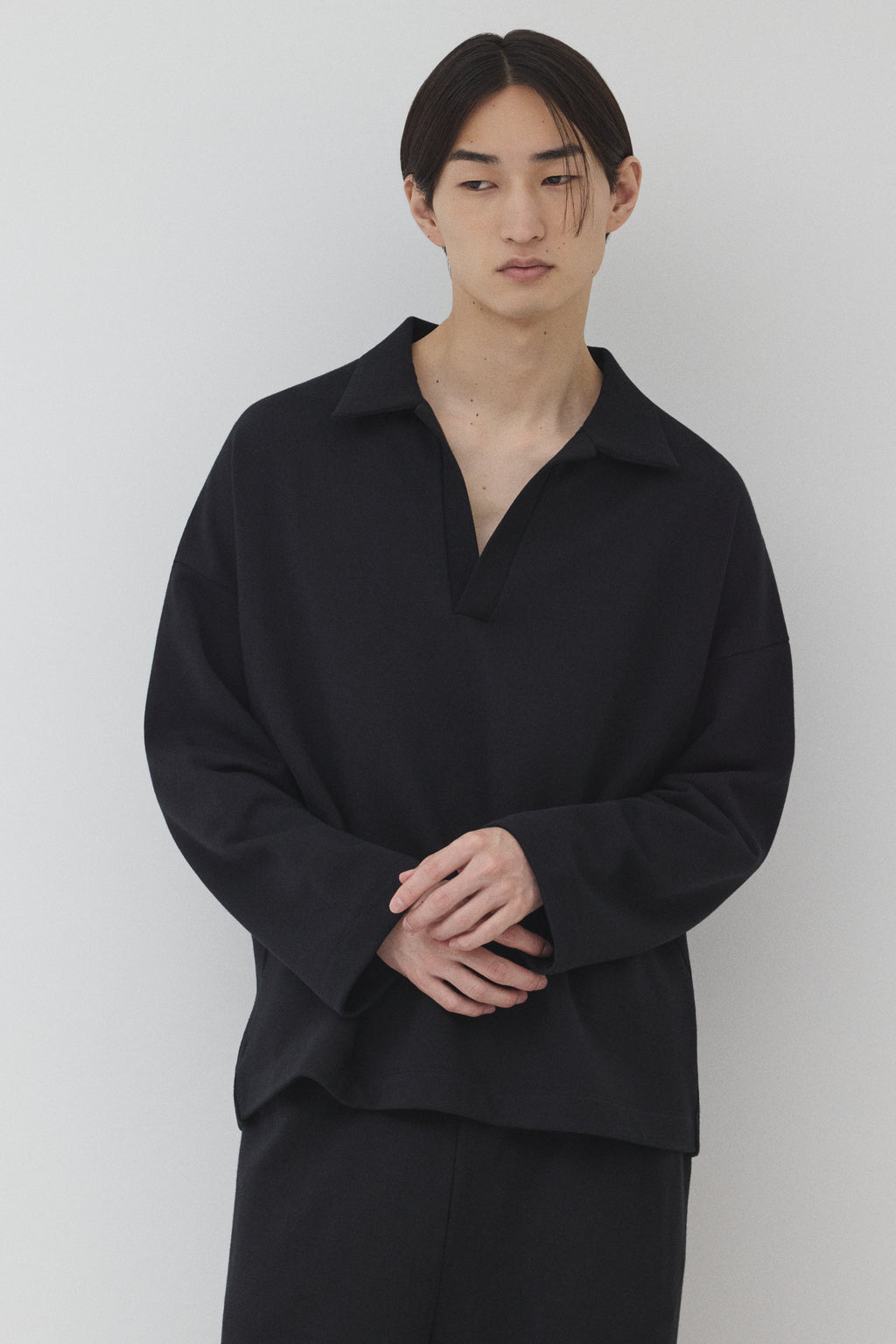 【BLACK】Pure Cotton スウェットセットアップ