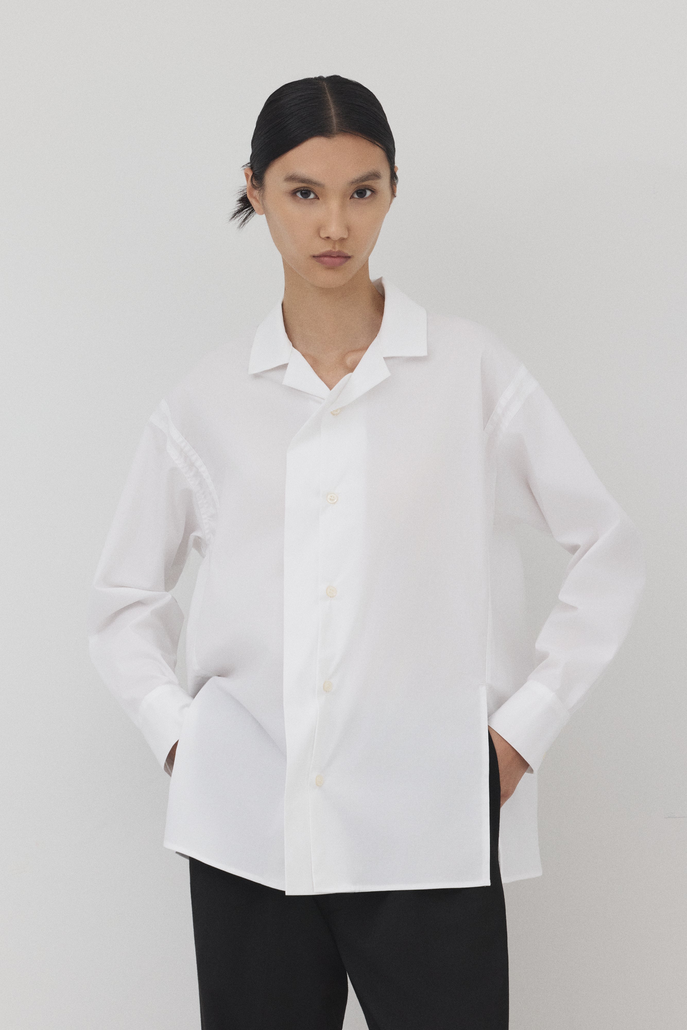 【WHITE】hANGER シャツ