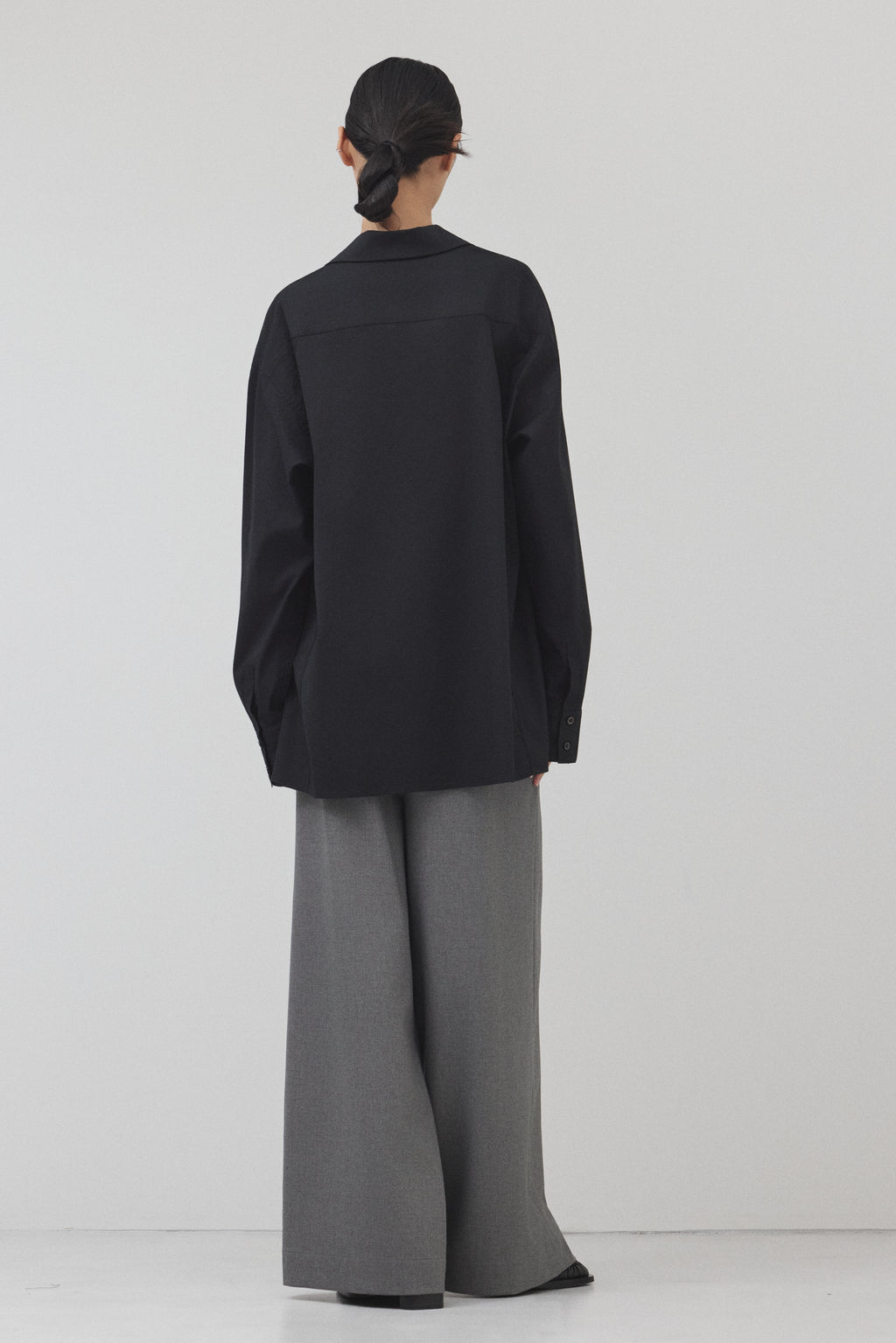 【GRAY】Wide Silhouette パンツ