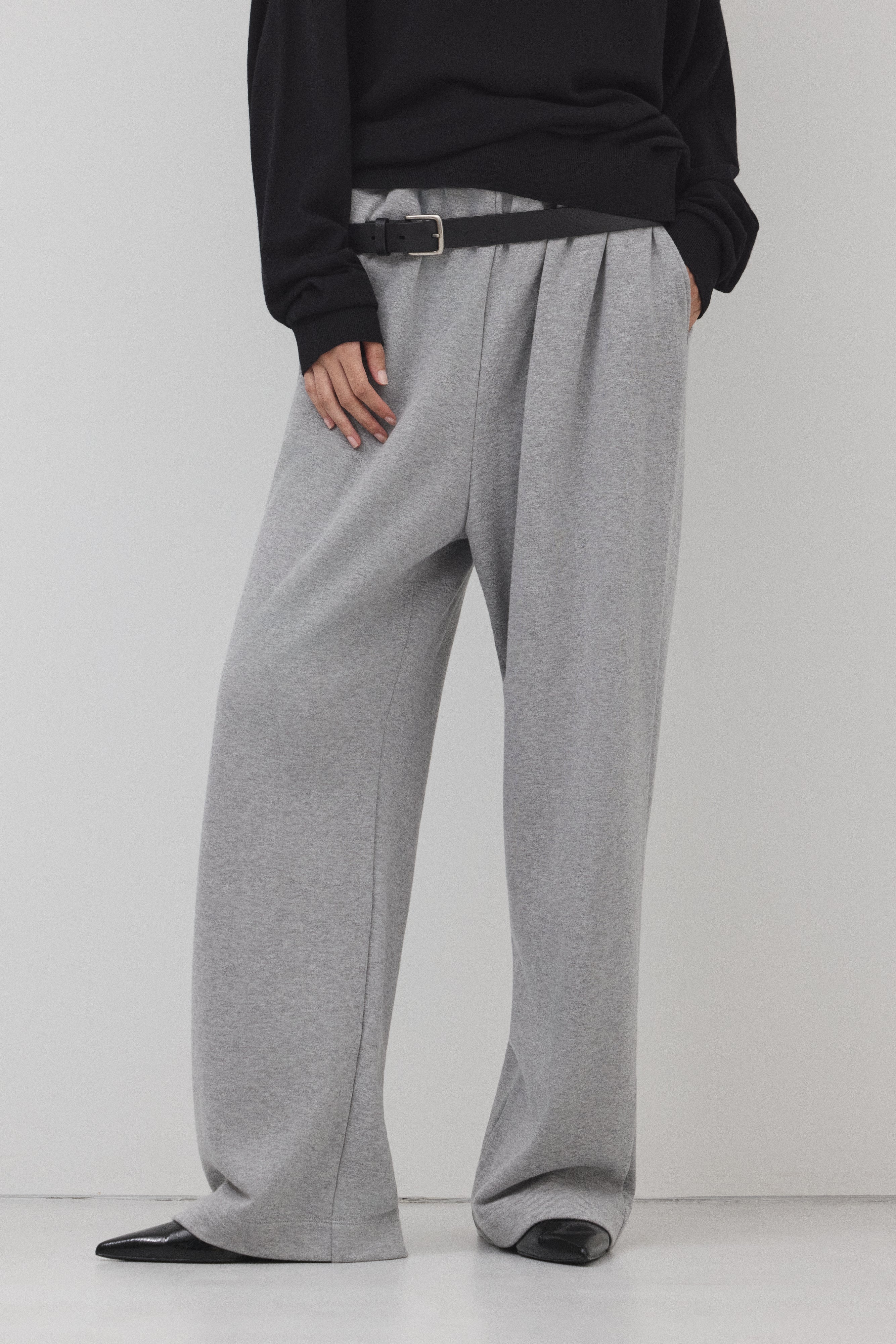【GRAY】Pure Cotton スウェットセットアップ