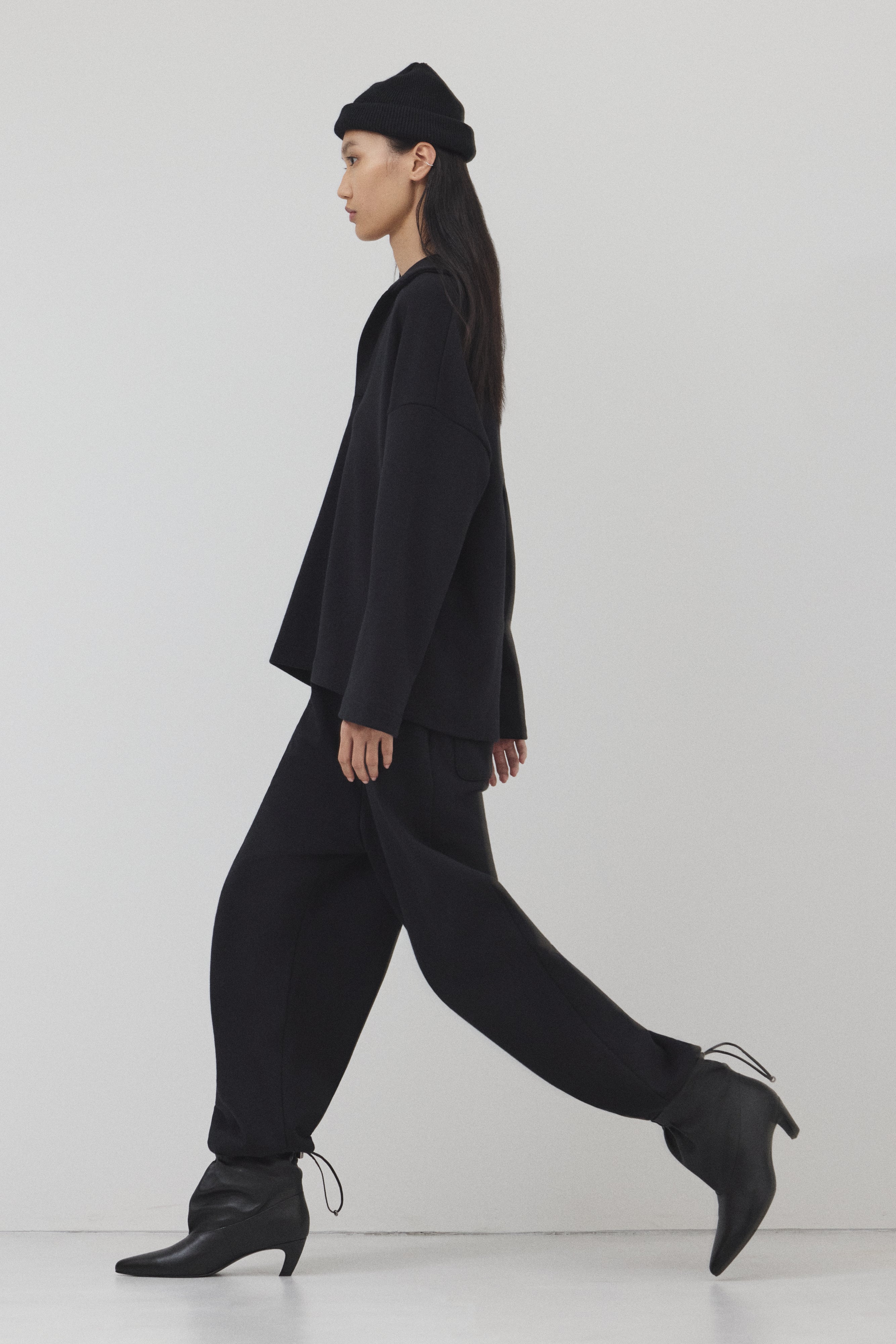 【BLACK】Pure Cotton スウェットセットアップ