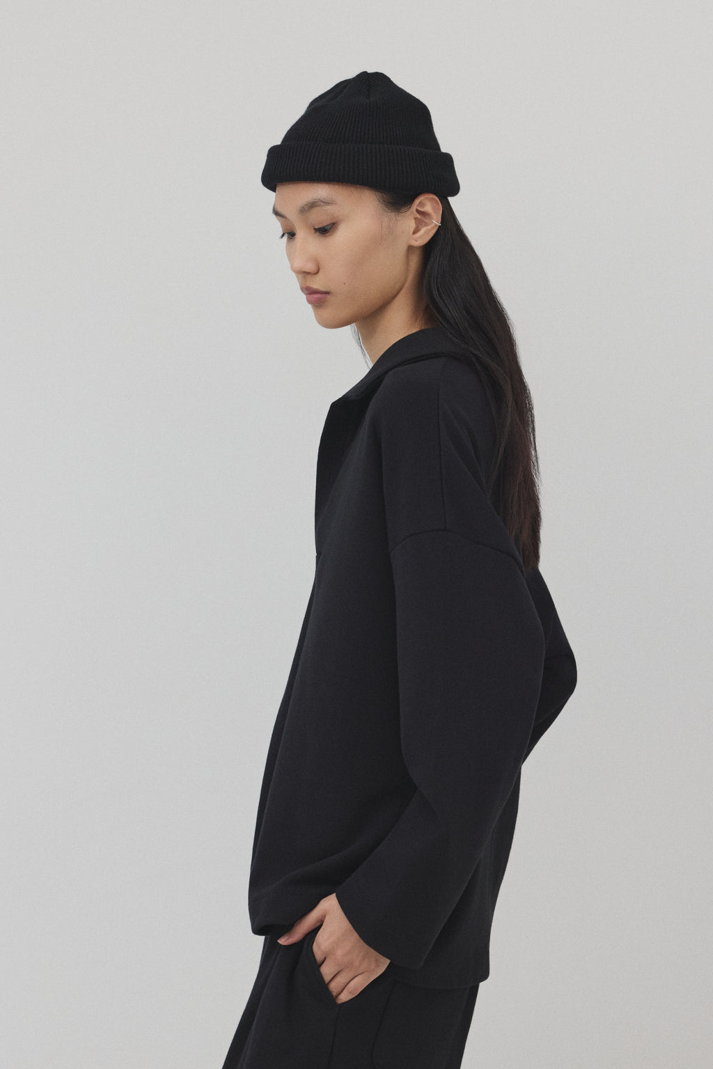 【BLACK】Pure Cotton スウェットセットアップ