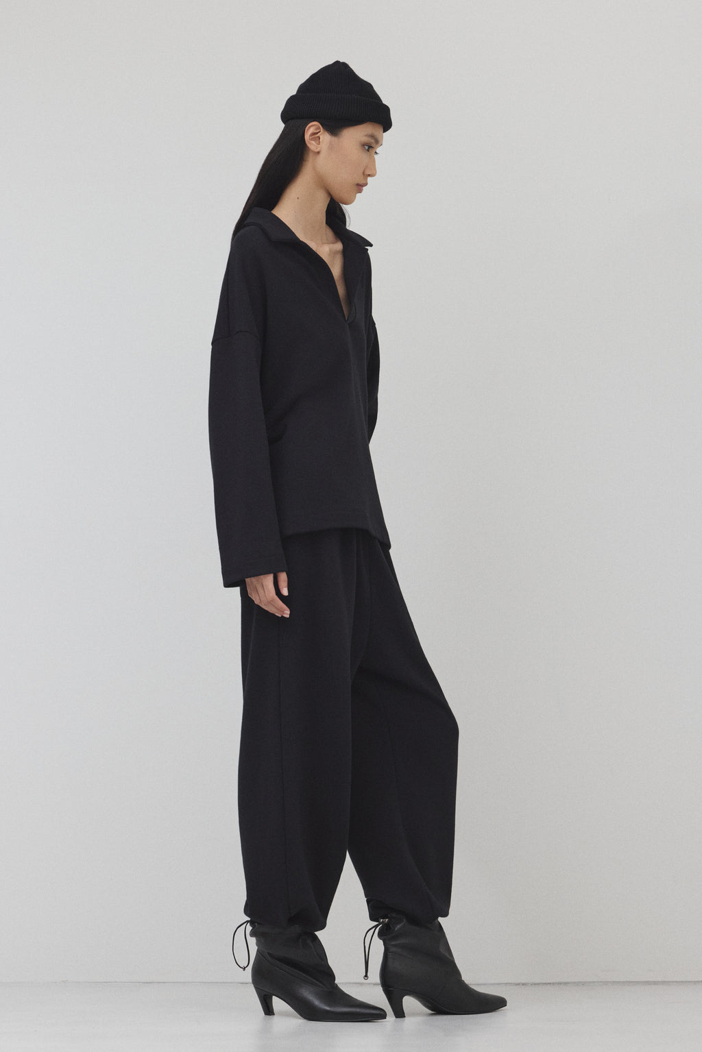 【BLACK】Pure Cotton スウェットセットアップ