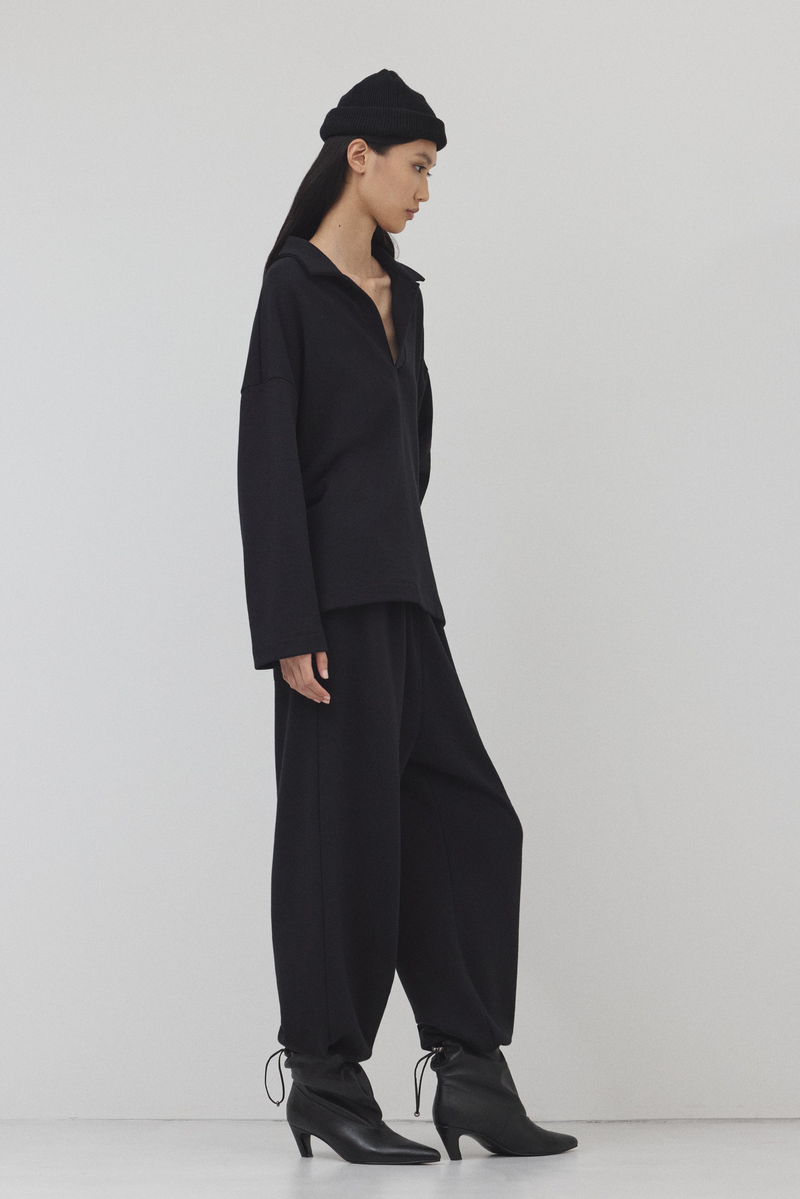 【BLACK】Pure Cotton スウェットセットアップ