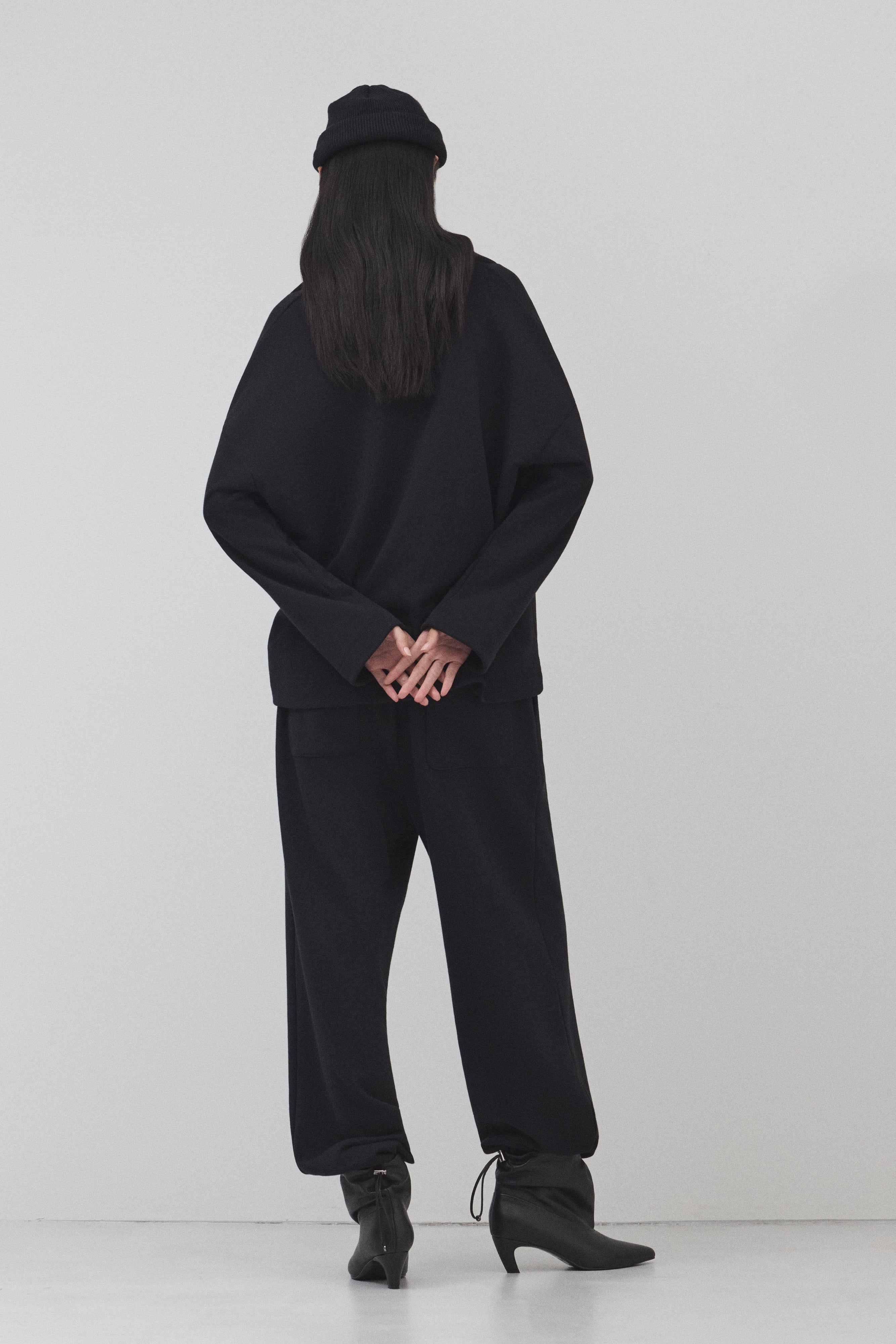 【BLACK】Pure Cotton スウェットセットアップ