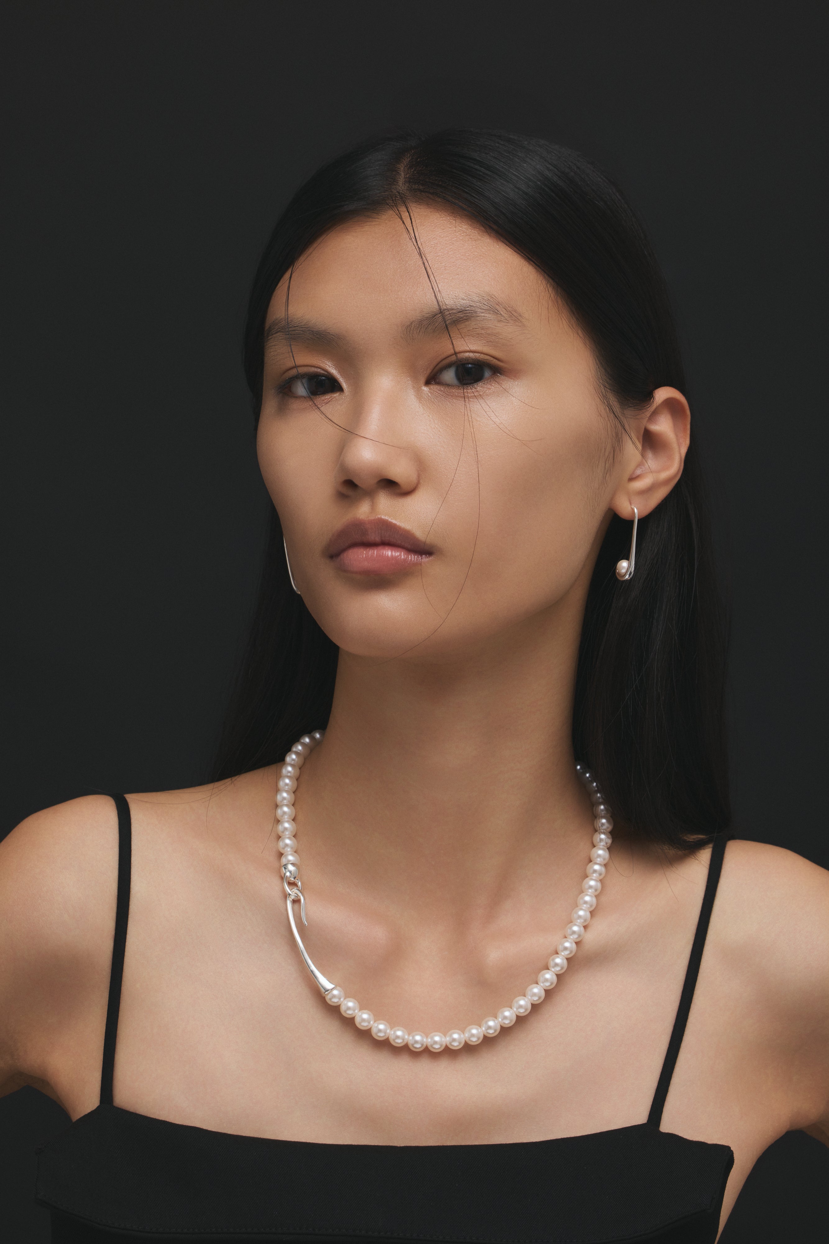 【ホワイト】Hook Pierce