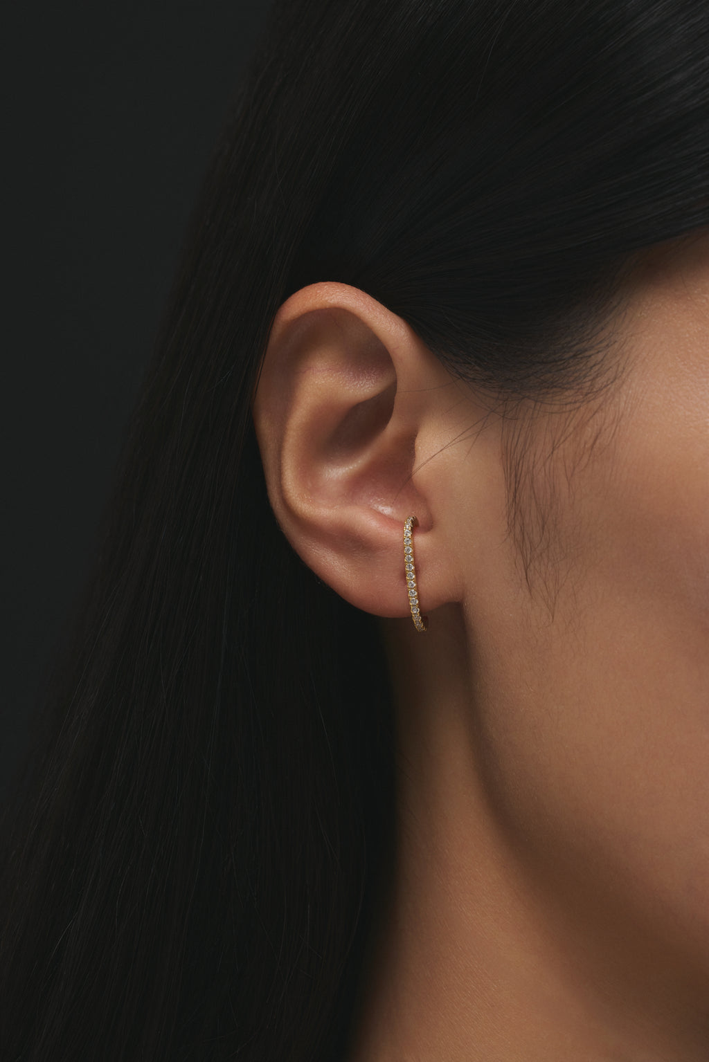 【ゴールド】Line Glow Pierce