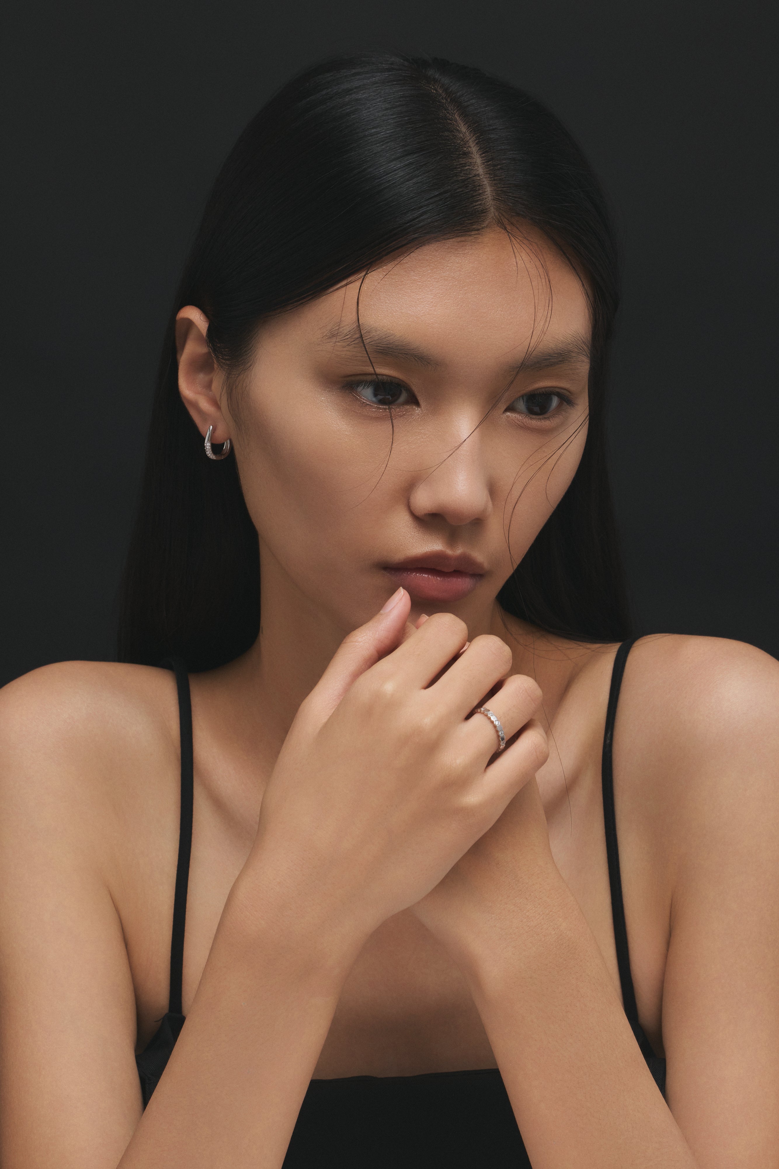 Half Glow Hoop Pierce